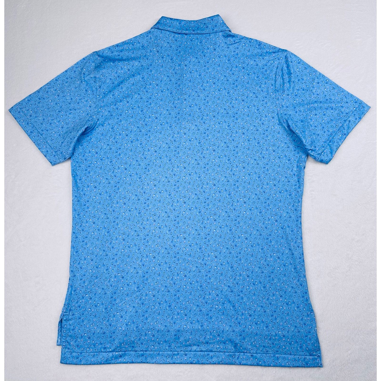 Peter Millar Peter Millar Men’s Medium Chillax Blue Golf Prep Polo Shirt Size US M / EU 48-50 / 2 - 8 Thumbnail