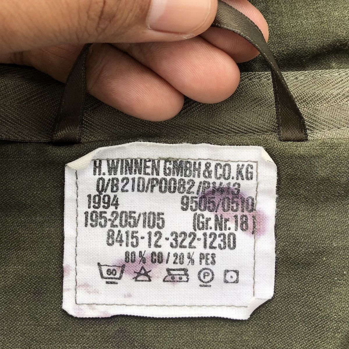 Vintage Vintage 1994 German Army Field Parka Military Jacket Size US L / EU 52-54 / 3 - 18 Thumbnail
