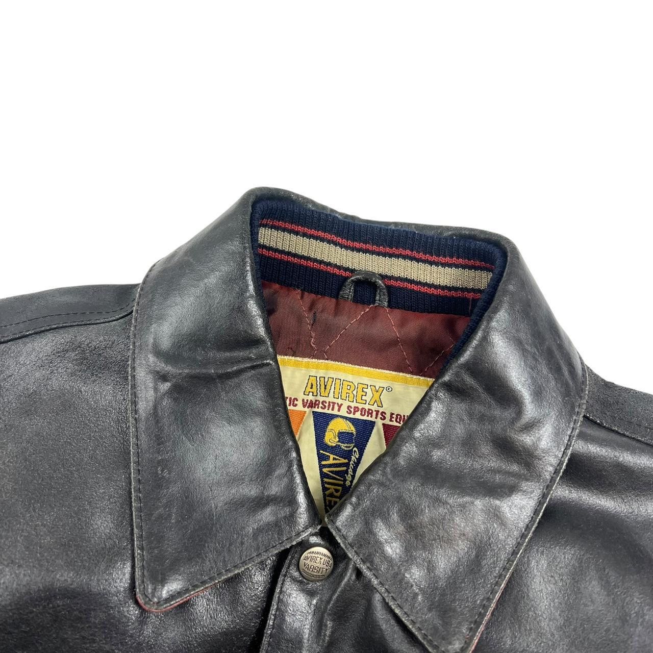 Avirex Vintage Avirex Hockey All Star Goalers Leather Jacket Medium Size US M / EU 48-50 / 2 - 6 Thumbnail