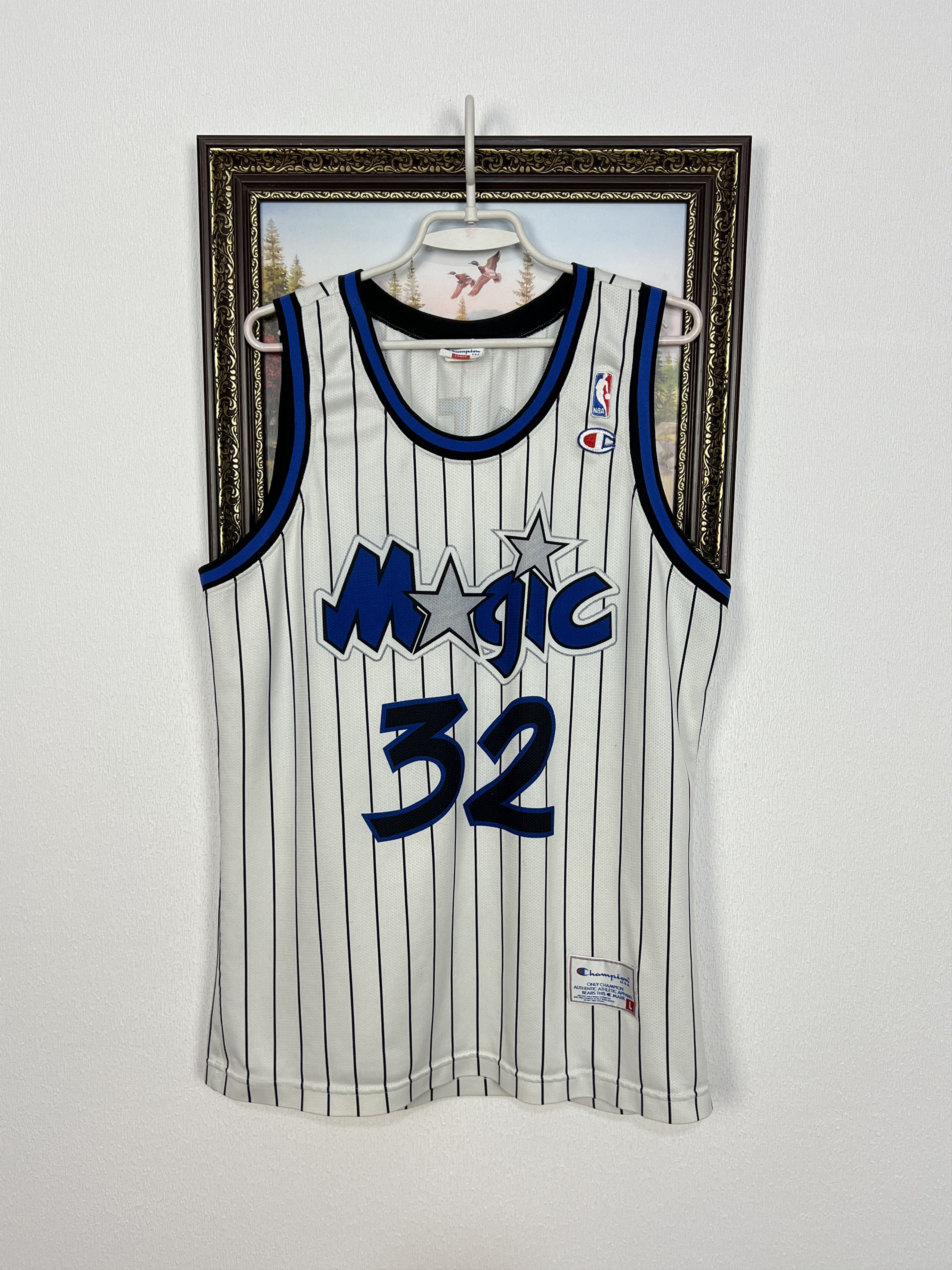 Champion Vintage 90's Champion Orlando Magic O'Neal Jersey NBA Mens Size US L / EU 52-54 / 3 - 1 Thumbnail