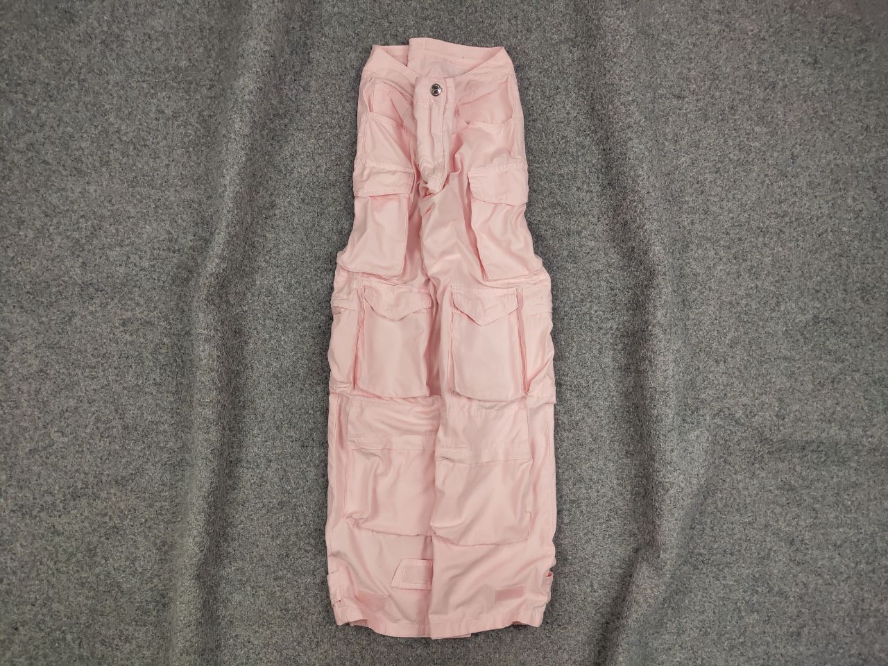 Japanese Brand Vintage 90's Japan Pink Parachute Multi pocket Cargo Pants Size 30" / US 8 / IT 44 - 1 Thumbnail