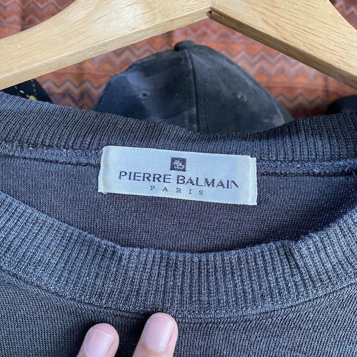 Pierre Balmain Vintage Pierre Balmain Paris Embroidered Sweatshirt Crewneck Size US L / EU 52-54 / 3 - 9 Thumbnail