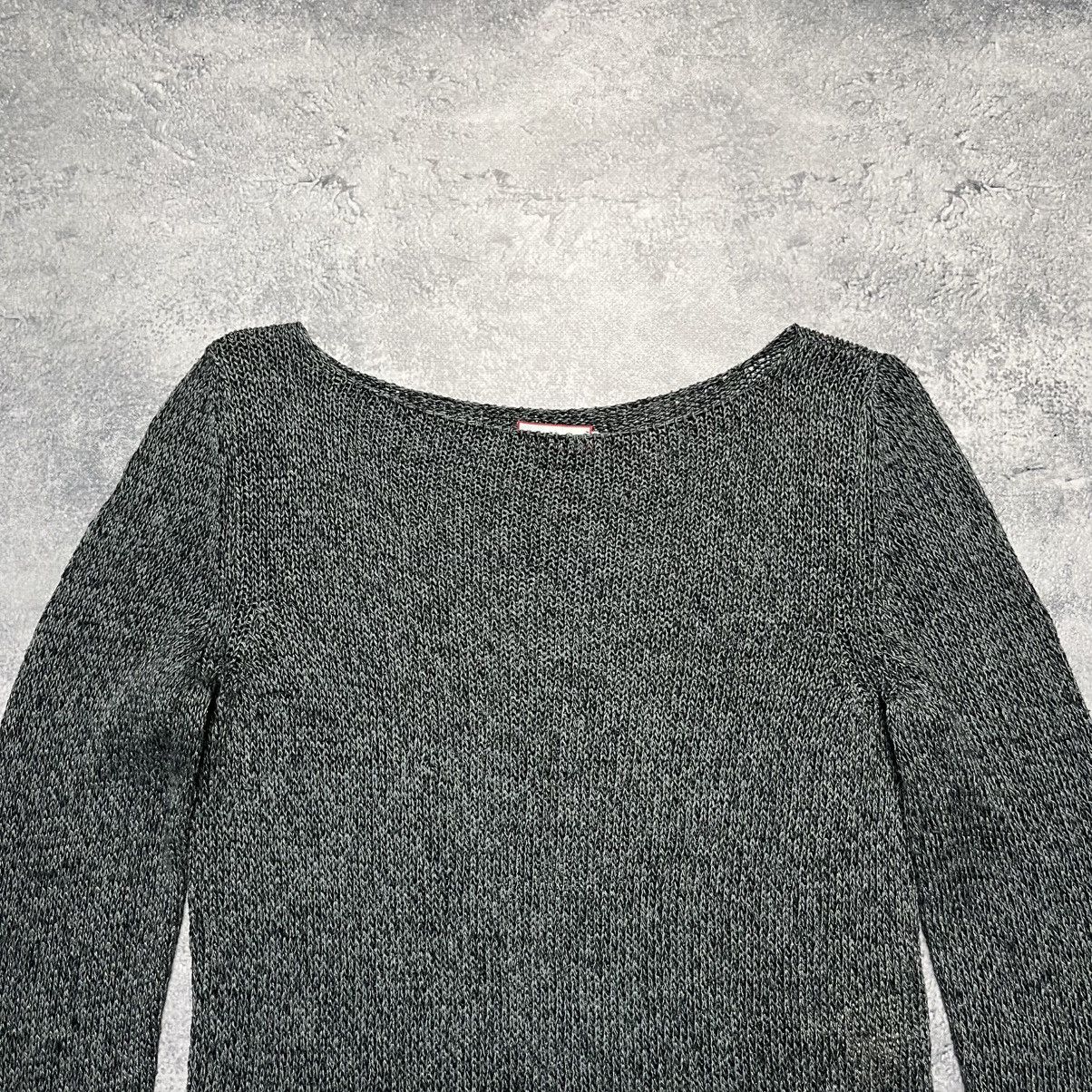 MAX&Co. Vintage Max&Co. Max Mara Grey Knited Sweater Avant-Garde Size M / US 6-8 / IT 42-44 - 2 Thumbnail