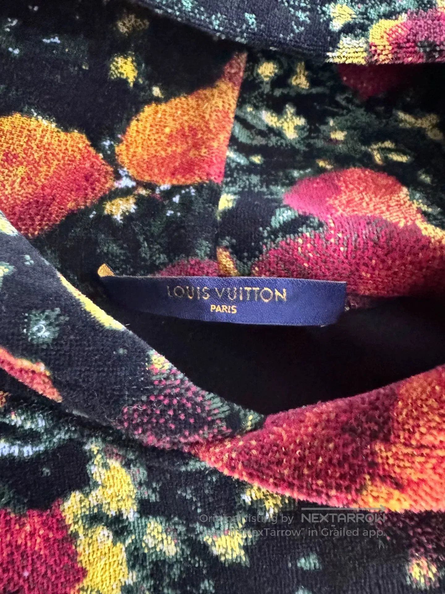 Louis Vuitton Louis Vuitton Floral Print Hoodie FW21. Size US S / EU 44-46 / 1 - 3 Thumbnail