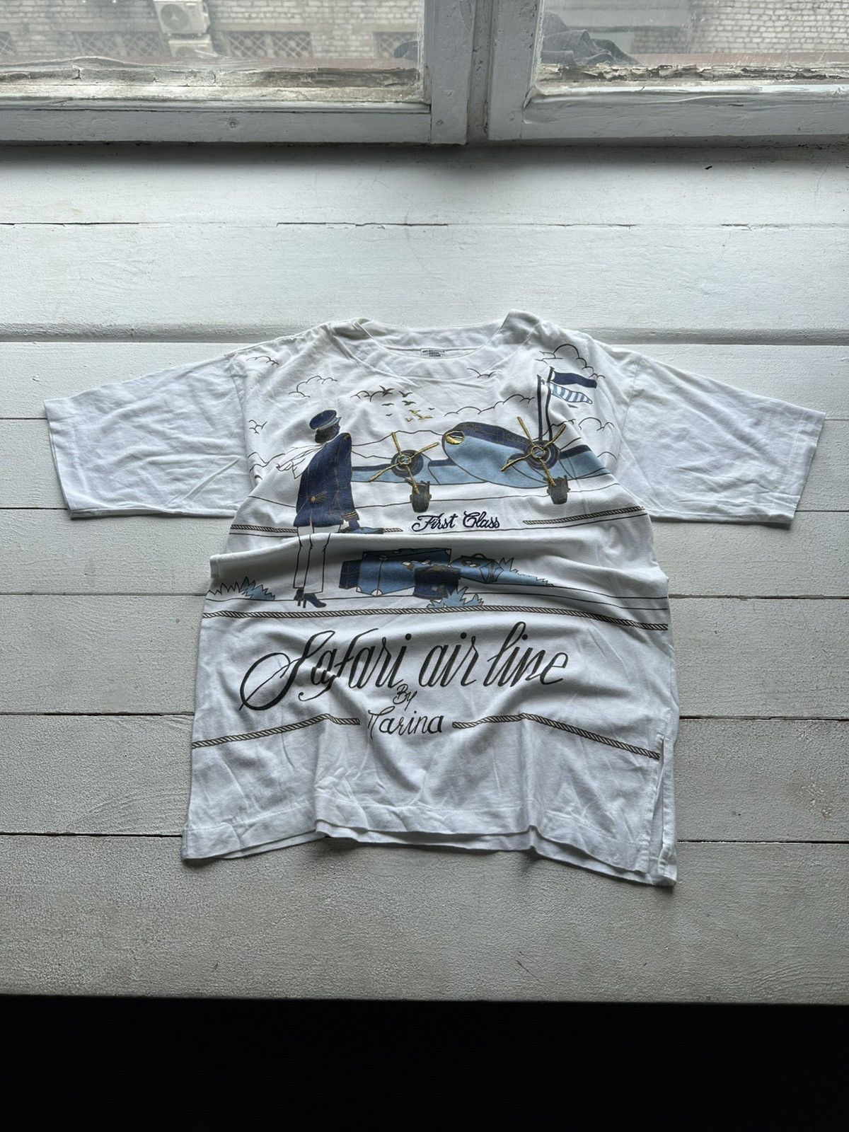 Vintage VNTG🚨FARINA AIRLINE FIRST CLASS PLAIN SINGLE STITCH FARINA Size US S / EU 44-46 / 1 - 1 Thumbnail