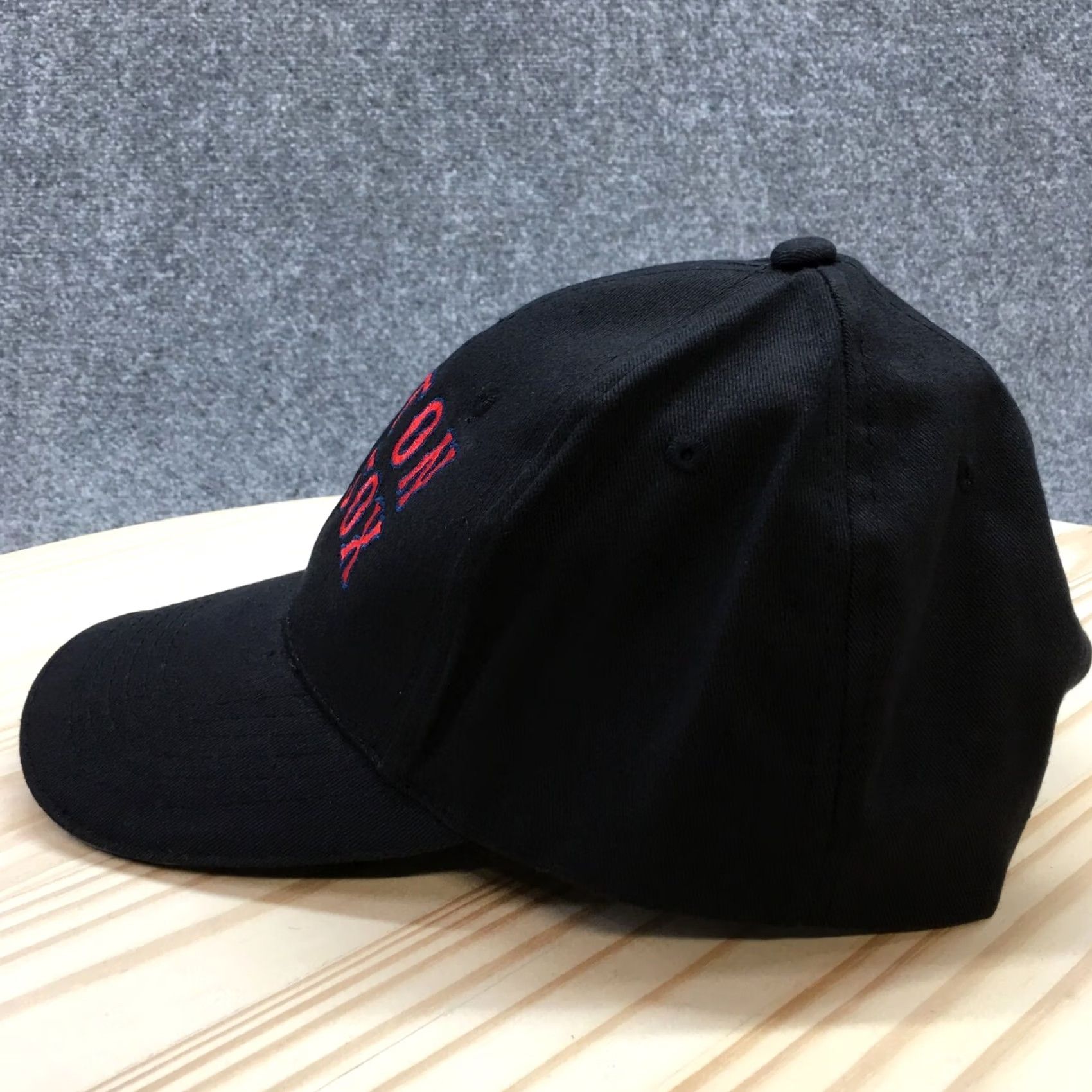 Logo 7 Boston Red Sox Baseball Cap Mens Black Red OS Adjustable Embroidered Logo Size ONE SIZE - 4 Thumbnail