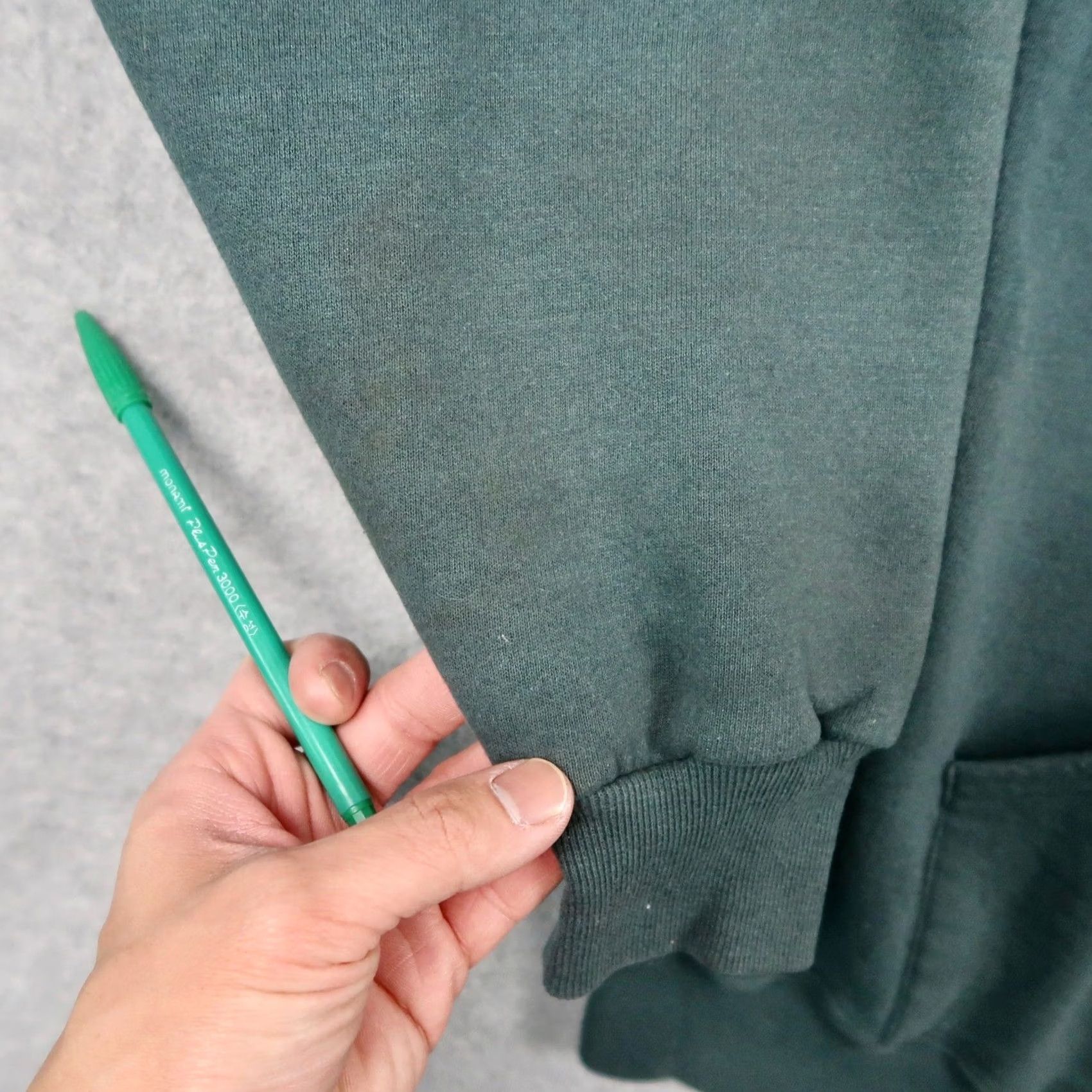 Russell Athletic VINTAGE Russell Athletic Hoodie Sweatshirt Mens XXL Green Full Zip Blank 90s Size US XXL / EU 58 / 5 - 6 Thumbnail