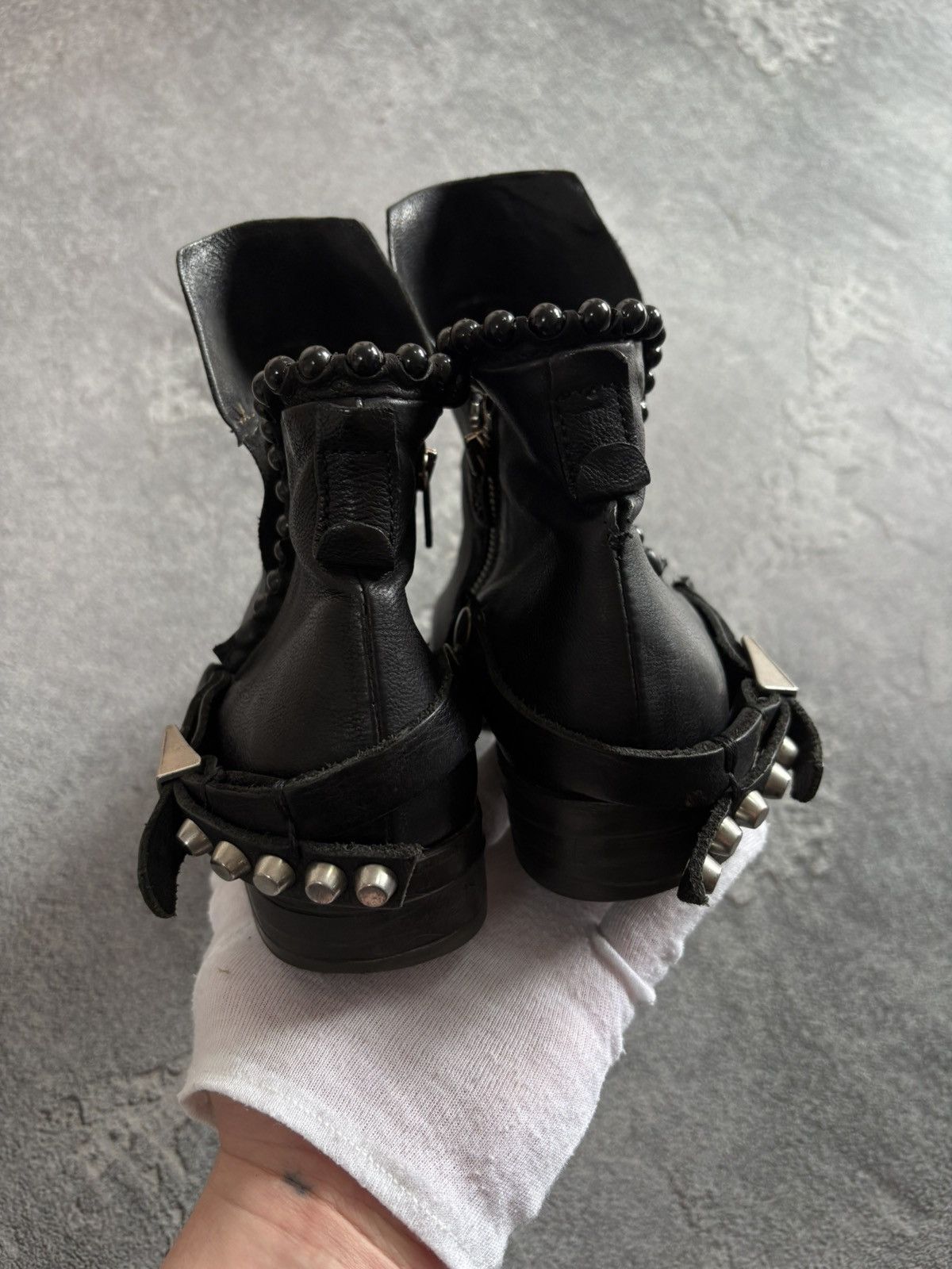 A.S.98 A.S.98 Airstep Avant Garde Ankle Biker Black Boots sz 39 Size US 9 / IT 39 - 8 Thumbnail