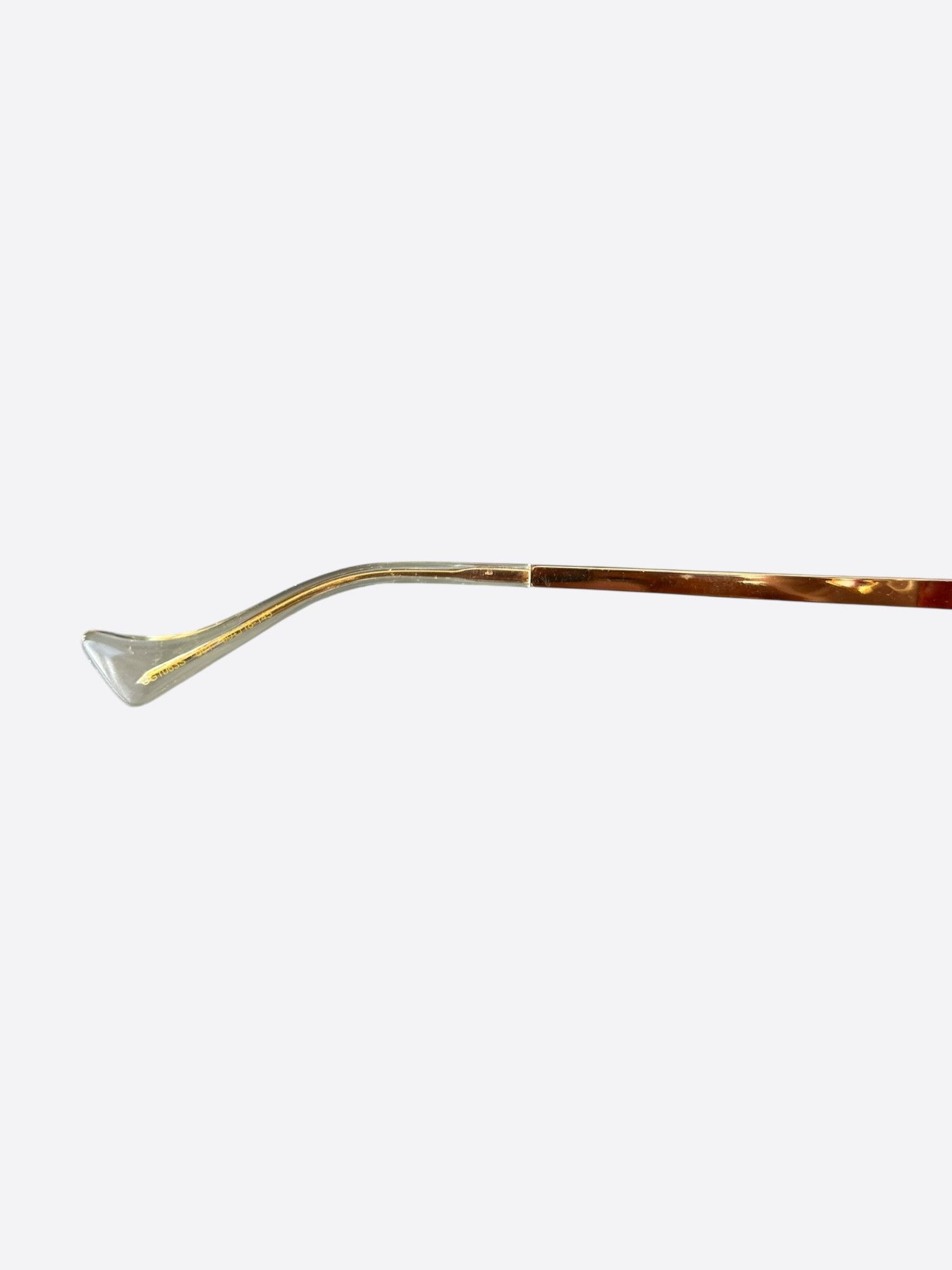 Gucci Gucci Gold & Pink Square Sunglasses Size ONE SIZE - 4 Thumbnail