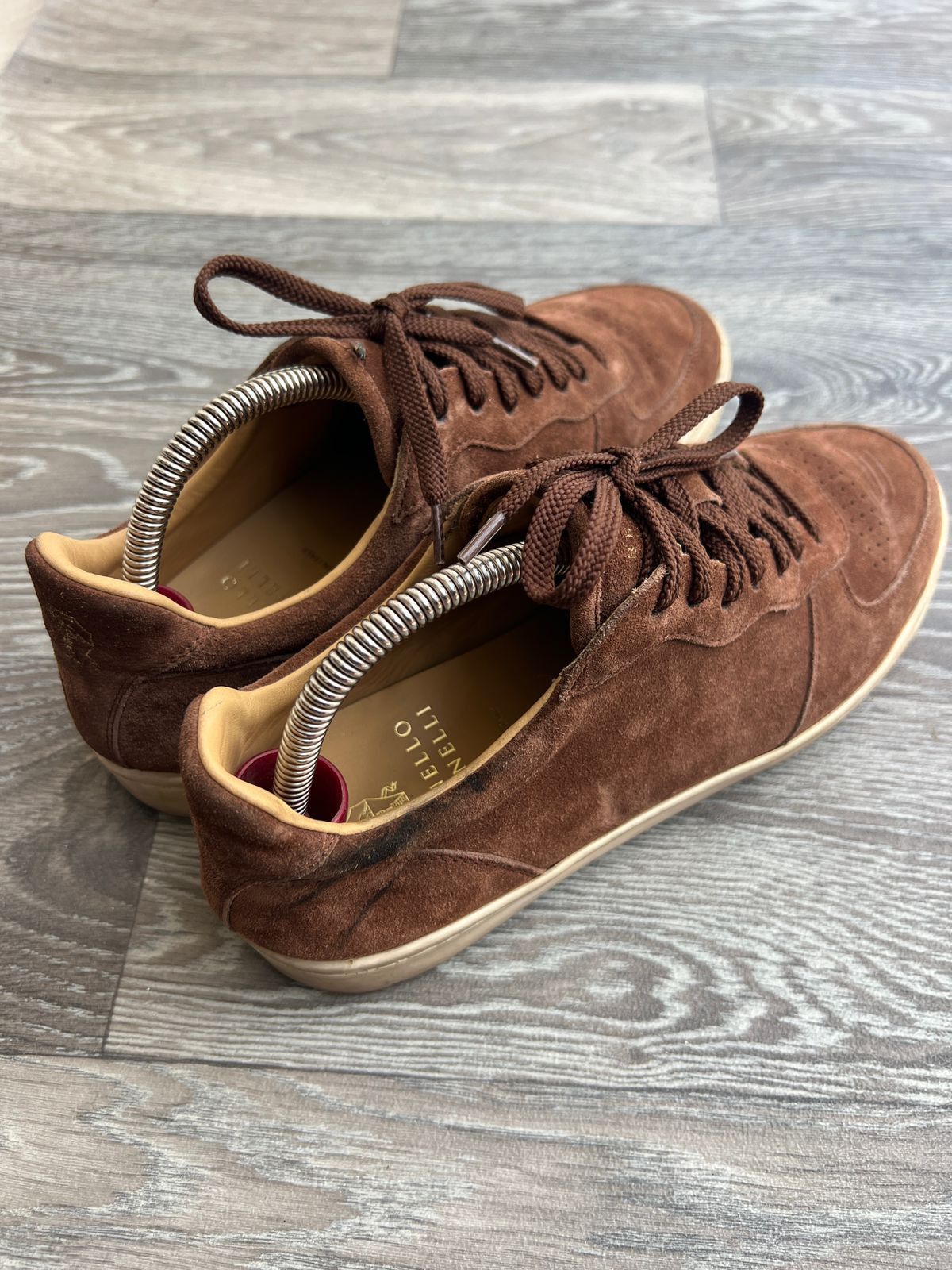 Brunello Cucinelli Brunello Cucinelli Brown Suede Sneakers Sz 40 Size US 7 / EU 40 - 5 Thumbnail