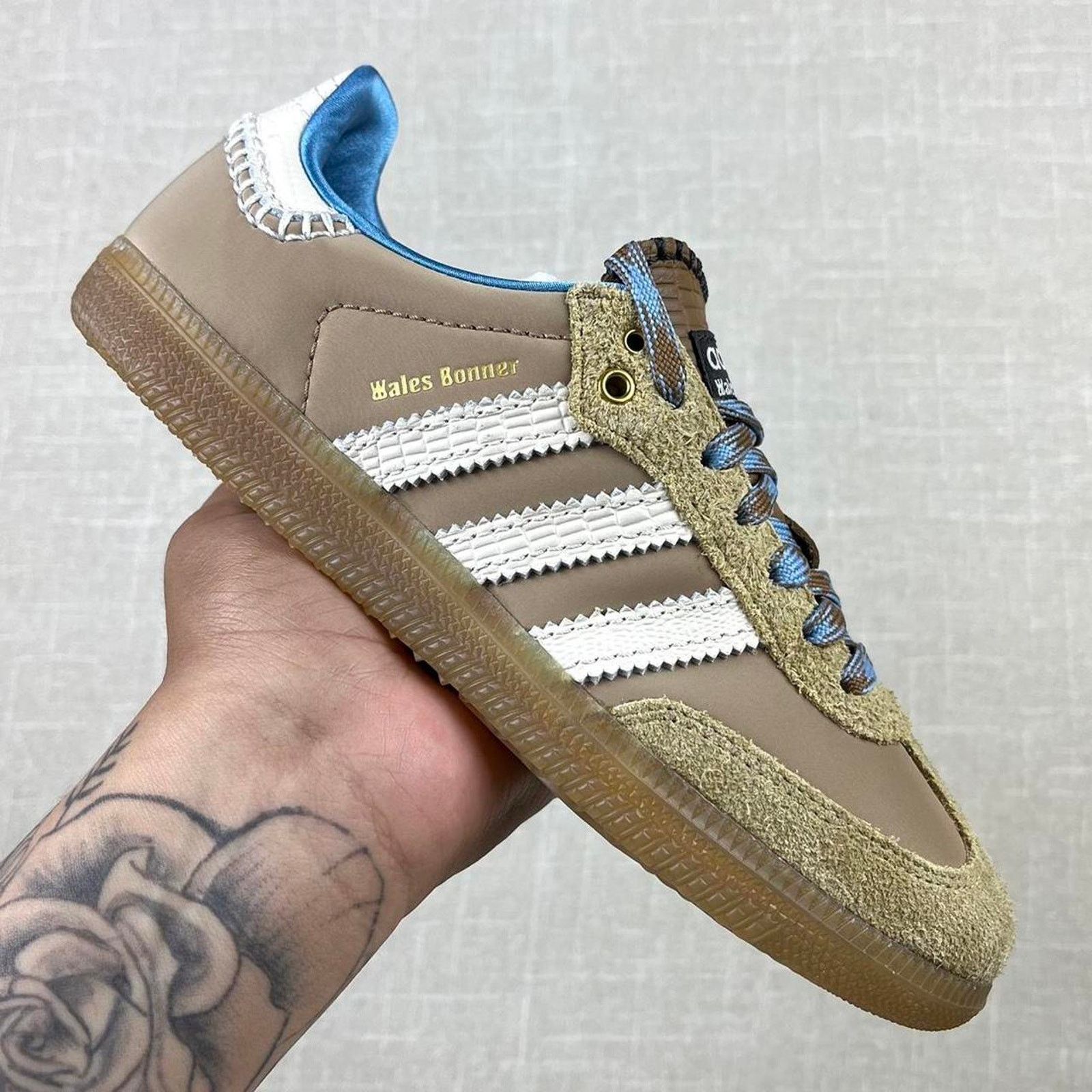Adidas Adidas x Wales Bonner Samba Nylon “Desert White" Women 6 Size US 6 / IT 36 - 1 Thumbnail