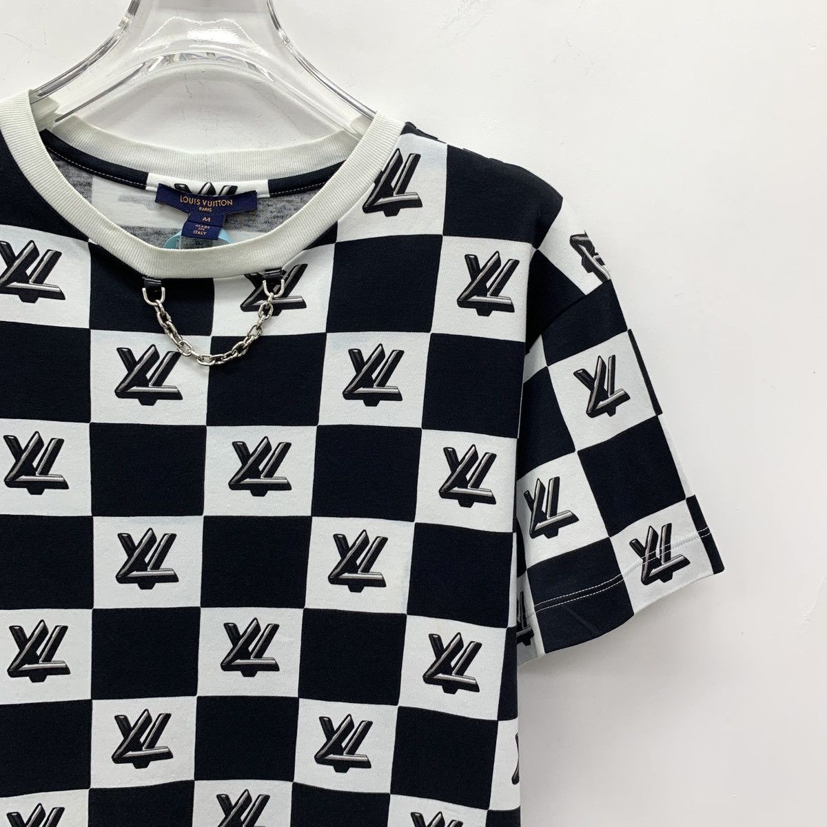 Louis Vuitton Louis Vuitton Color Block Cotton Crew Neck T-Shirt K26WX Size M / US 6-8 / IT 42-44 - 3 Thumbnail