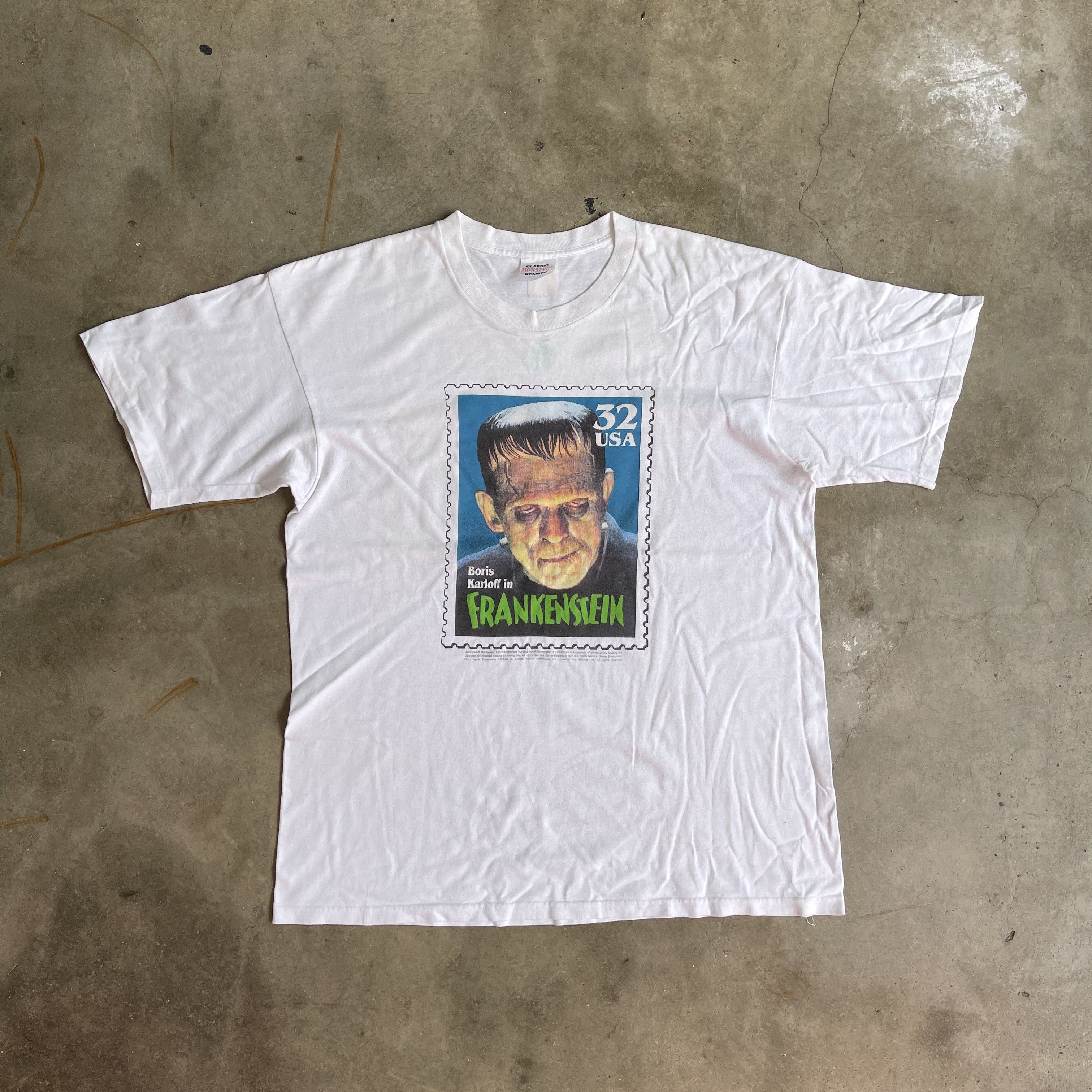 Vintage Vintage 90s Frankenstein T-shirt Universal Studio Movie Tee Size US L / EU 52-54 / 3 - 1 Thumbnail