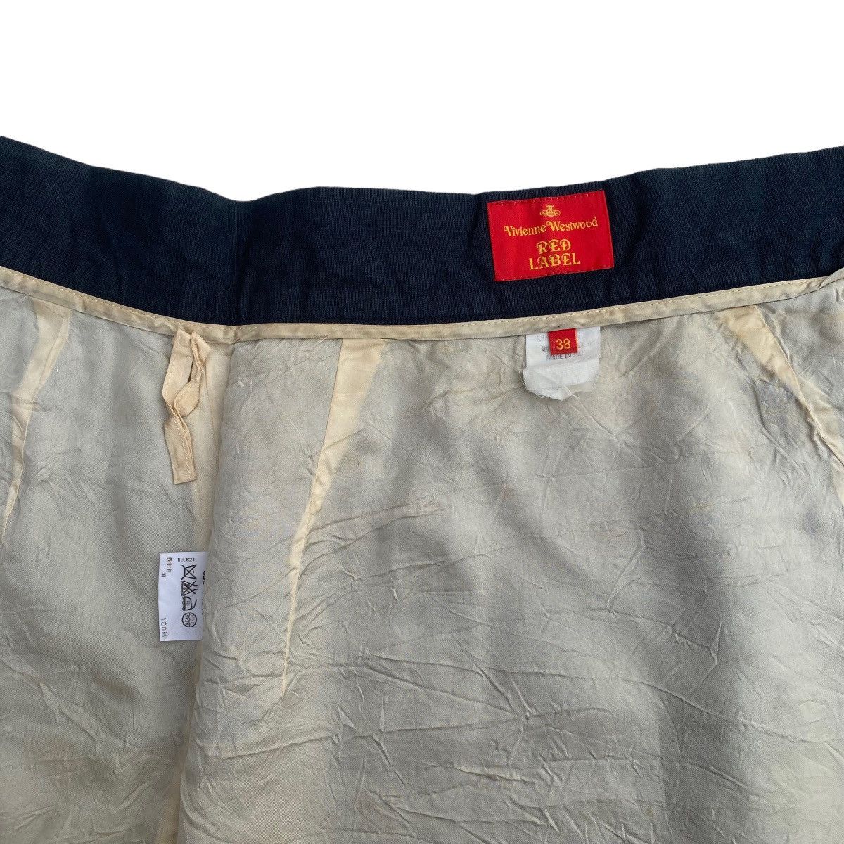 Vivienne Westwood 💞Vtg VIVIENNE WESTWOOD Red Label Buttom Down Skirt Size 26" / US 2 / IT 38 - 5 Thumbnail