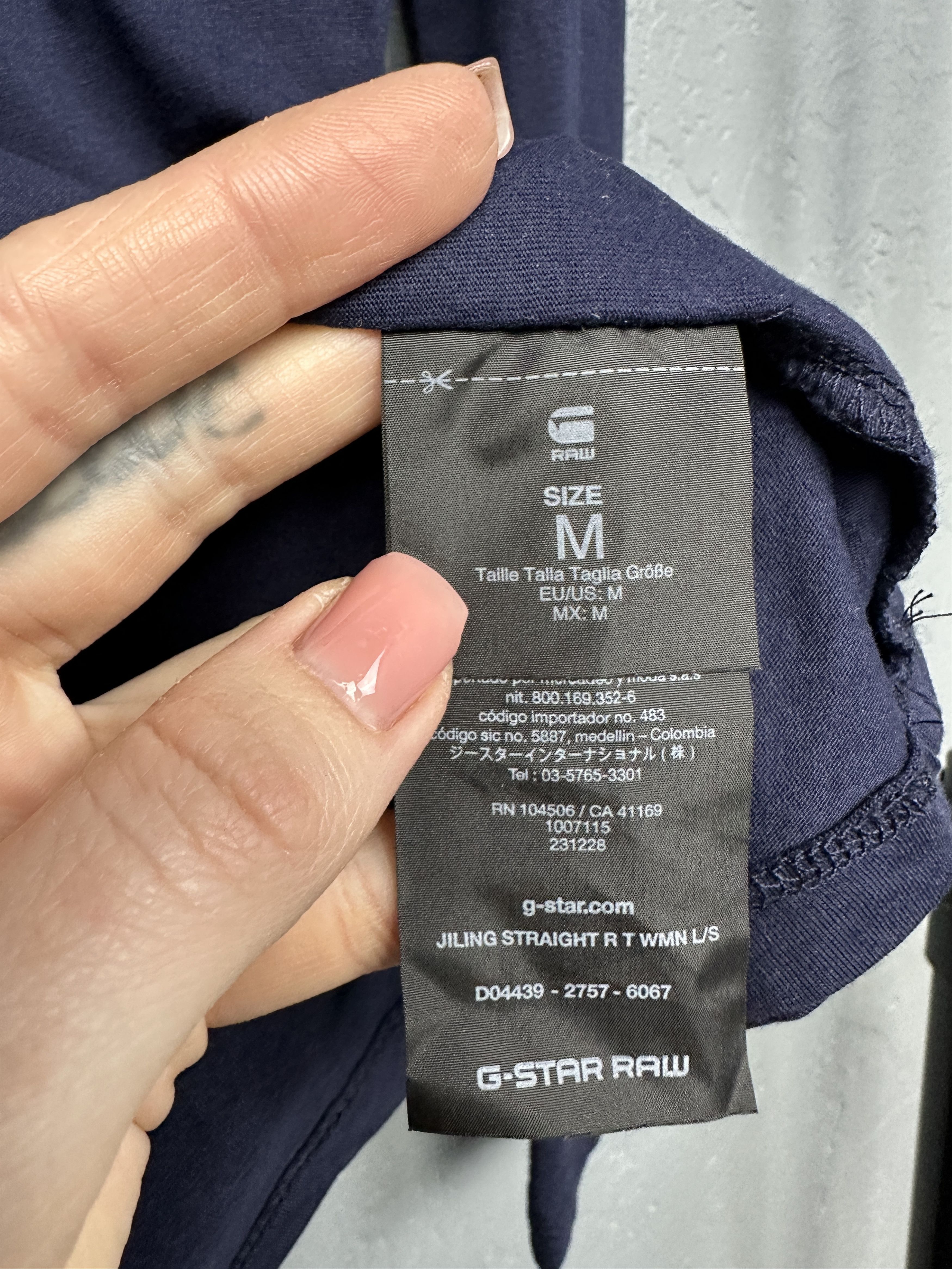 G-Star G Star Raw Womens Jiling Straight Long Sleeve T-Shirt Size M / US 6-8 / IT 42-44 - 4 Thumbnail