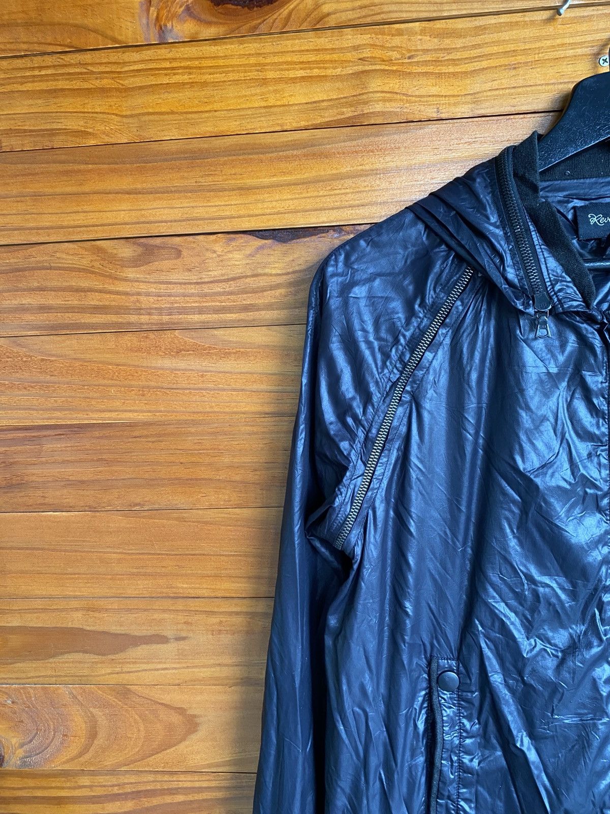 Japanese Brand Reverence Lightweight Hooded Jacket – Black Technical Zip Size US S / EU 44-46 / 1 - 9 Thumbnail