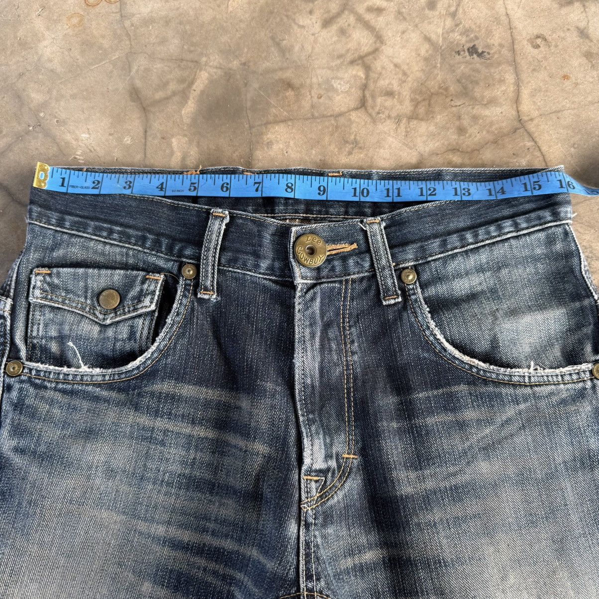 Lee W32x31.5 Vintage Lee Cowboy Twist Leg Ripped Denim Jean Pant Size US 32 / EU 48 - 6 Thumbnail