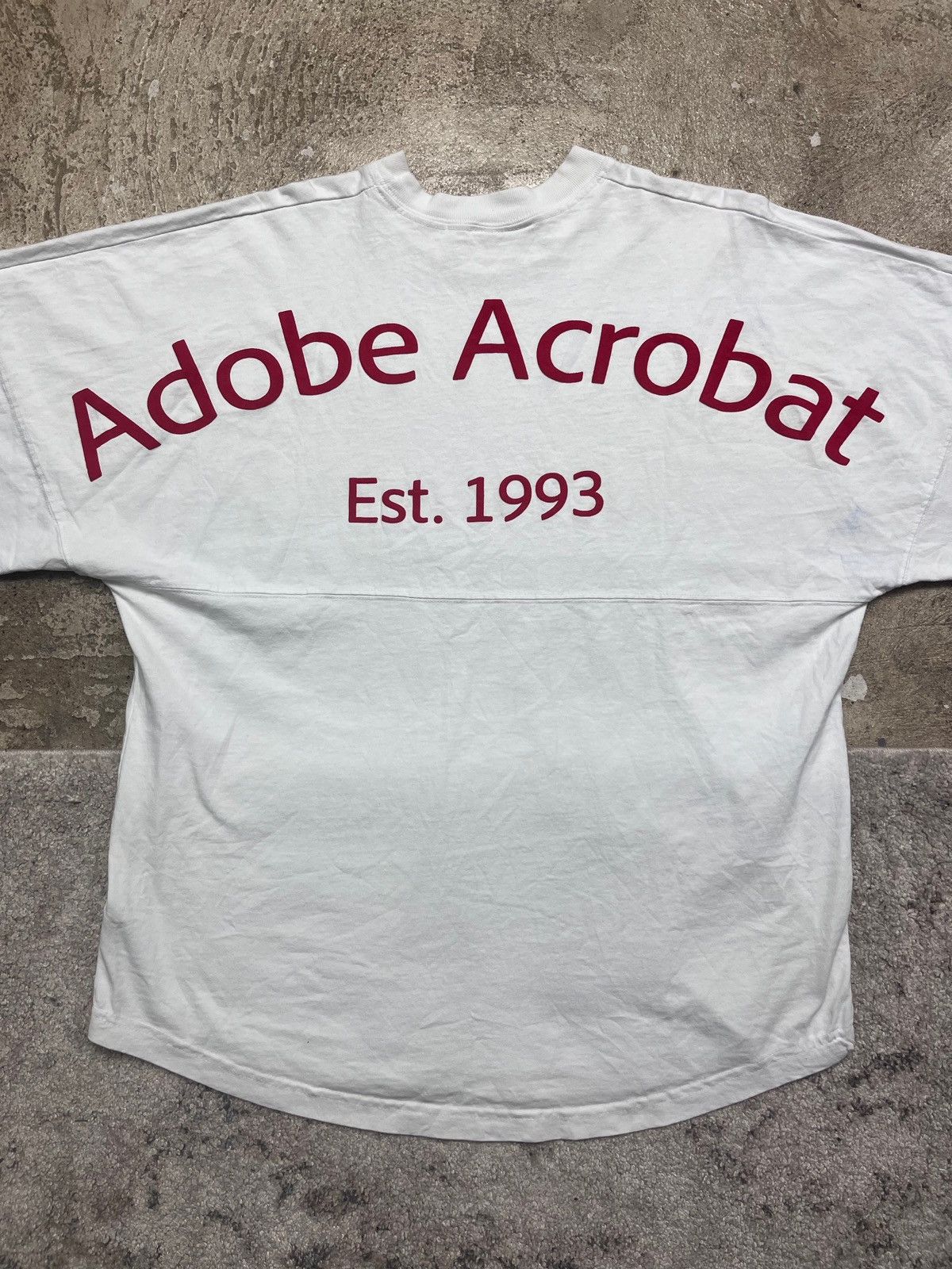 Microsoft × Vintage 1993 ADOBE ACROBAT PUFF LOGO OVERSIZED LONG SLEEVE - № 1288 Size US XL / EU 56 / 4 - 3 Thumbnail