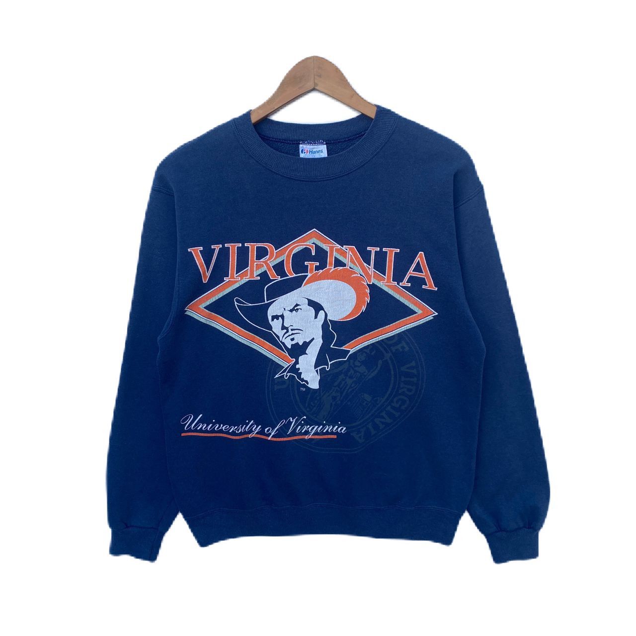 VINTAGE UNIVERSITY OF VIRGINIA SWEATSHIRT MEDIUM PULLOVER