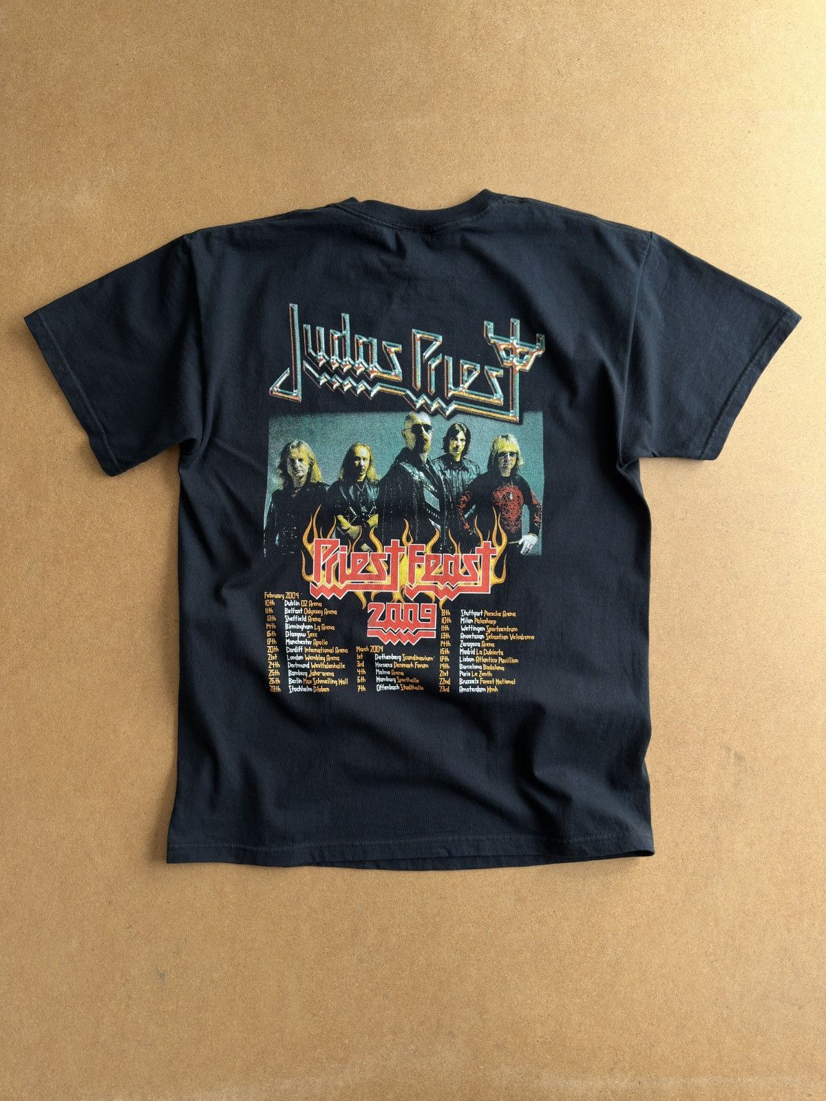 Band Tees Vintage 2009 Judas Priest Nostradamus Priest Feast Tour Tee Size US L / EU 52-54 / 3 - 2 Thumbnail