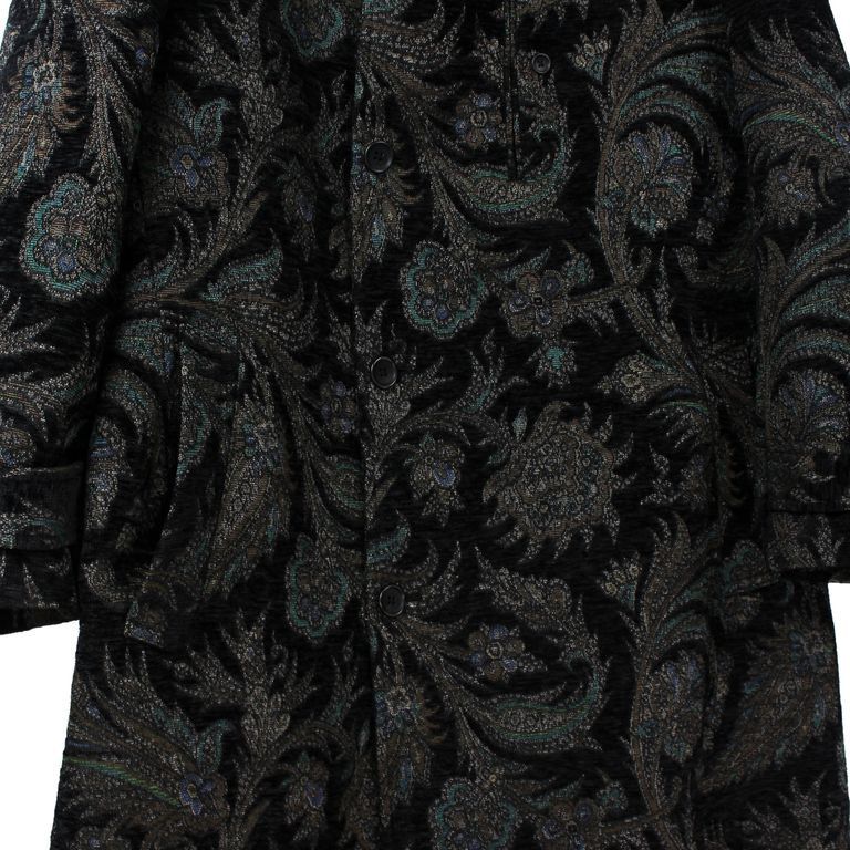 Yohji Yamamoto Yohji Yamamoto Pour Homme Ink dyed Gobelin Stand Collar Coat Size US S / EU 44-46 / 1 - 15 Thumbnail