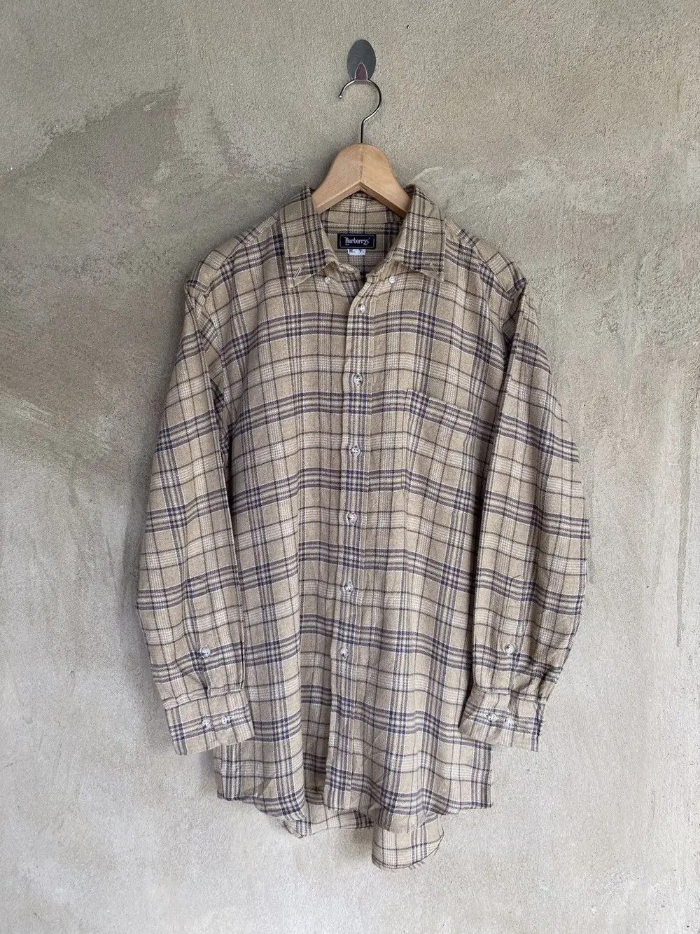 Burberry Vintage Burberry Plaid Tartan Flannel Shirt Button Up Size US M / EU 48-50 / 2 - 2 Thumbnail