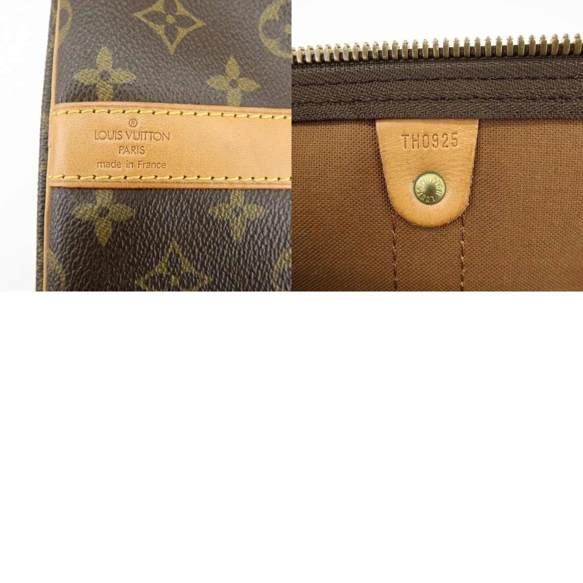Louis Vuitton Louis Vuitton Monogram Keepall Bandouliere 55 Duffle Bag Size ONE SIZE - 8 Thumbnail