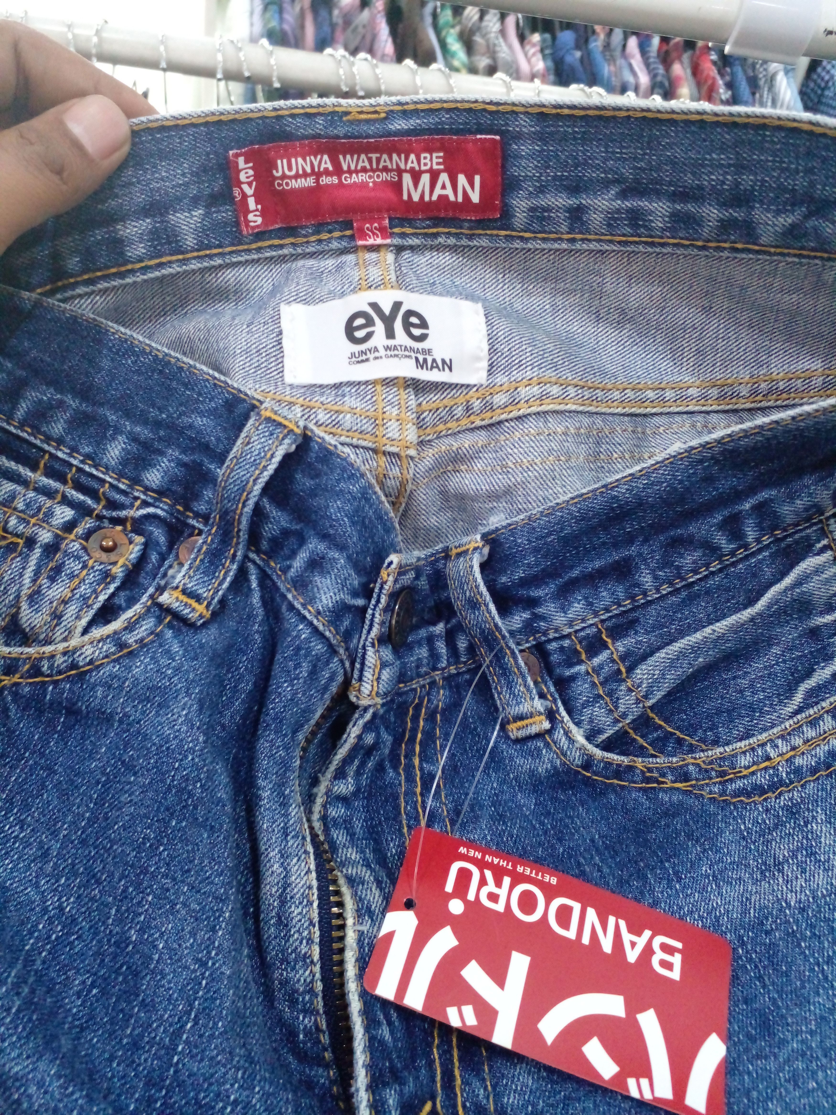 Comme des Garcons × Junya Watanabe × Levi's LEVIS x Junya Watanabe Comme des Garcons Double Knees Jeans Size US 34 / EU 50 - 14 Thumbnail