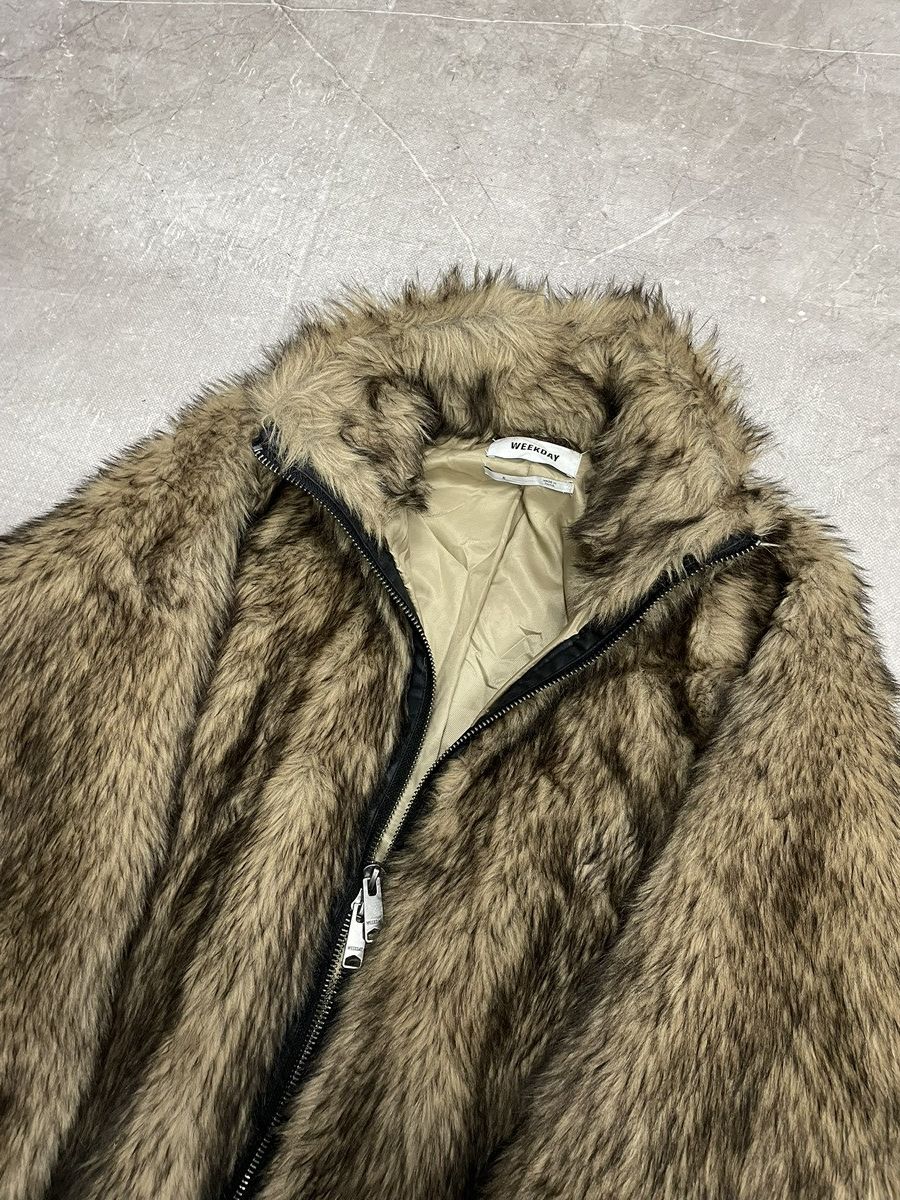 If Six Was Nine Faux Fur Jacket Vintage 90s Style if six was nine style Size M / US 6-8 / IT 42-44 - 6 Thumbnail