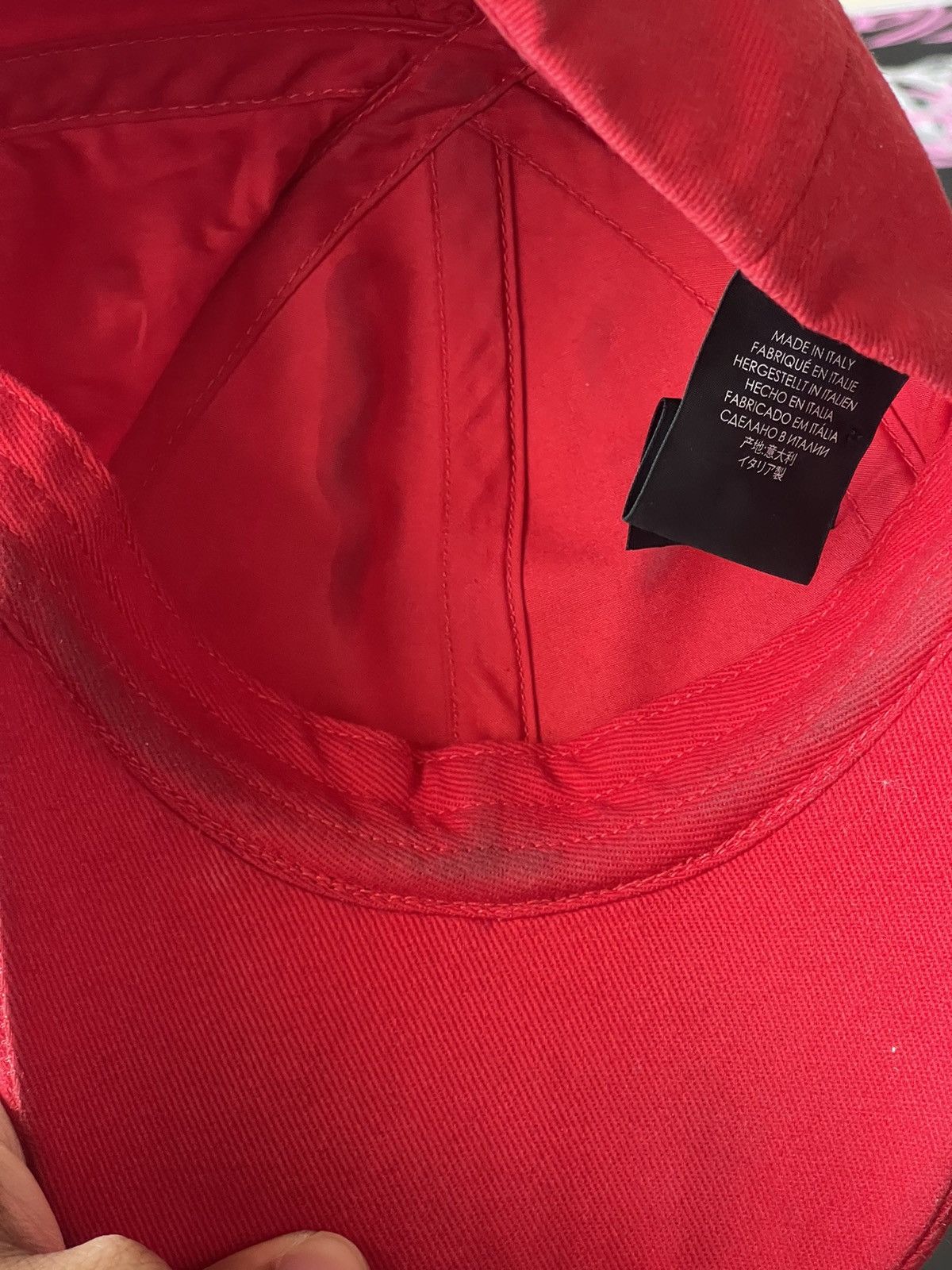 Balenciaga GYM WEAR RED CAP Size ONE SIZE - 8 Thumbnail