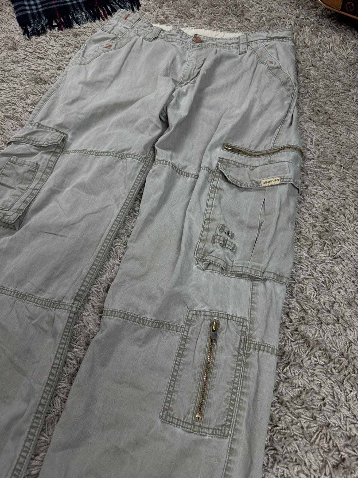 Vintage Rap pants jeans Swag baggy style y2k original skate item Size US 35 - 2 Thumbnail