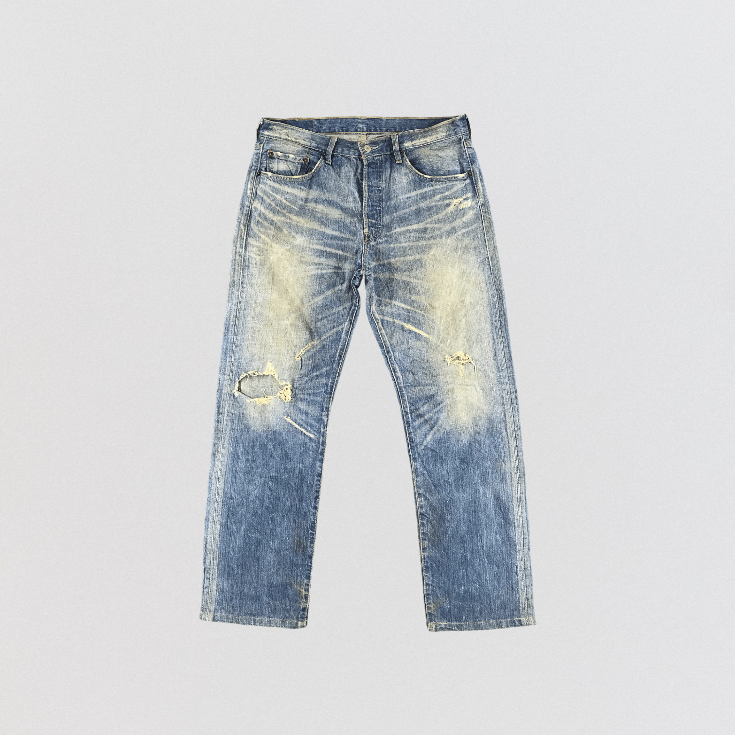 Levi's Vintage 90s Light Wash Levis 501 Jeans-JM2008 Size US 36 / EU 52 - 1 Thumbnail