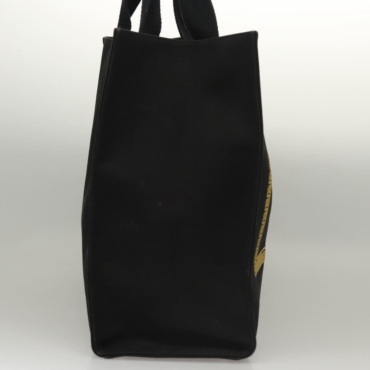Fendi FENDI Versace Collaboration Fenderche Tote Bag Canvas Black Size ONE SIZE - 5 Thumbnail