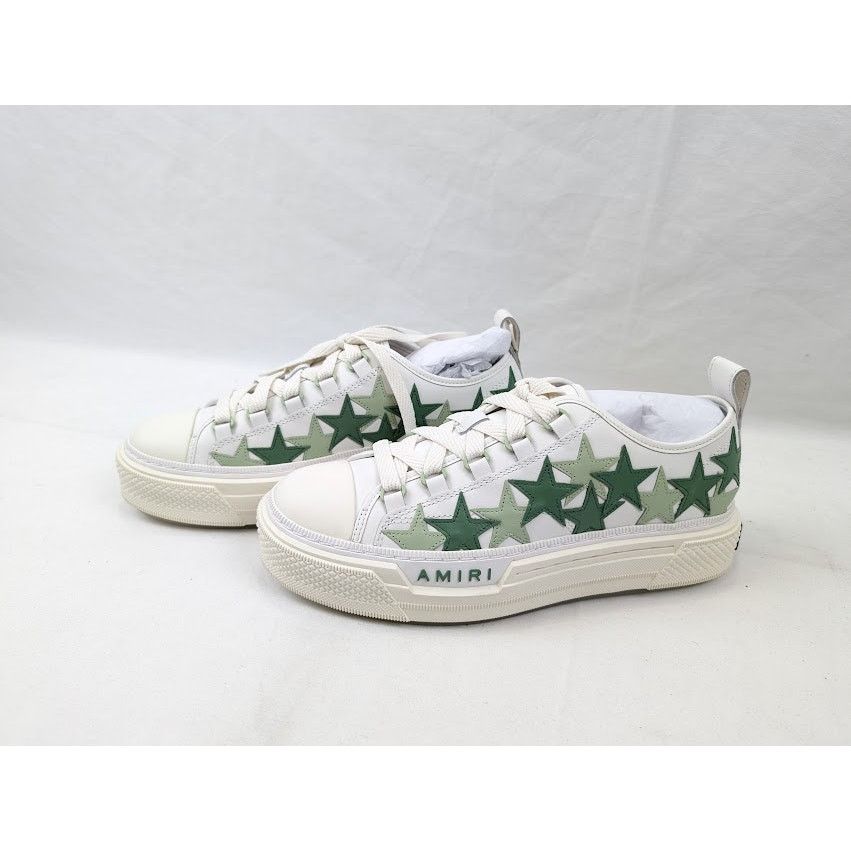 Amiri o1rshd1 Stars Court Low-Top Sneakers in Mint Size US 7 / EU 40 - 16 Thumbnail