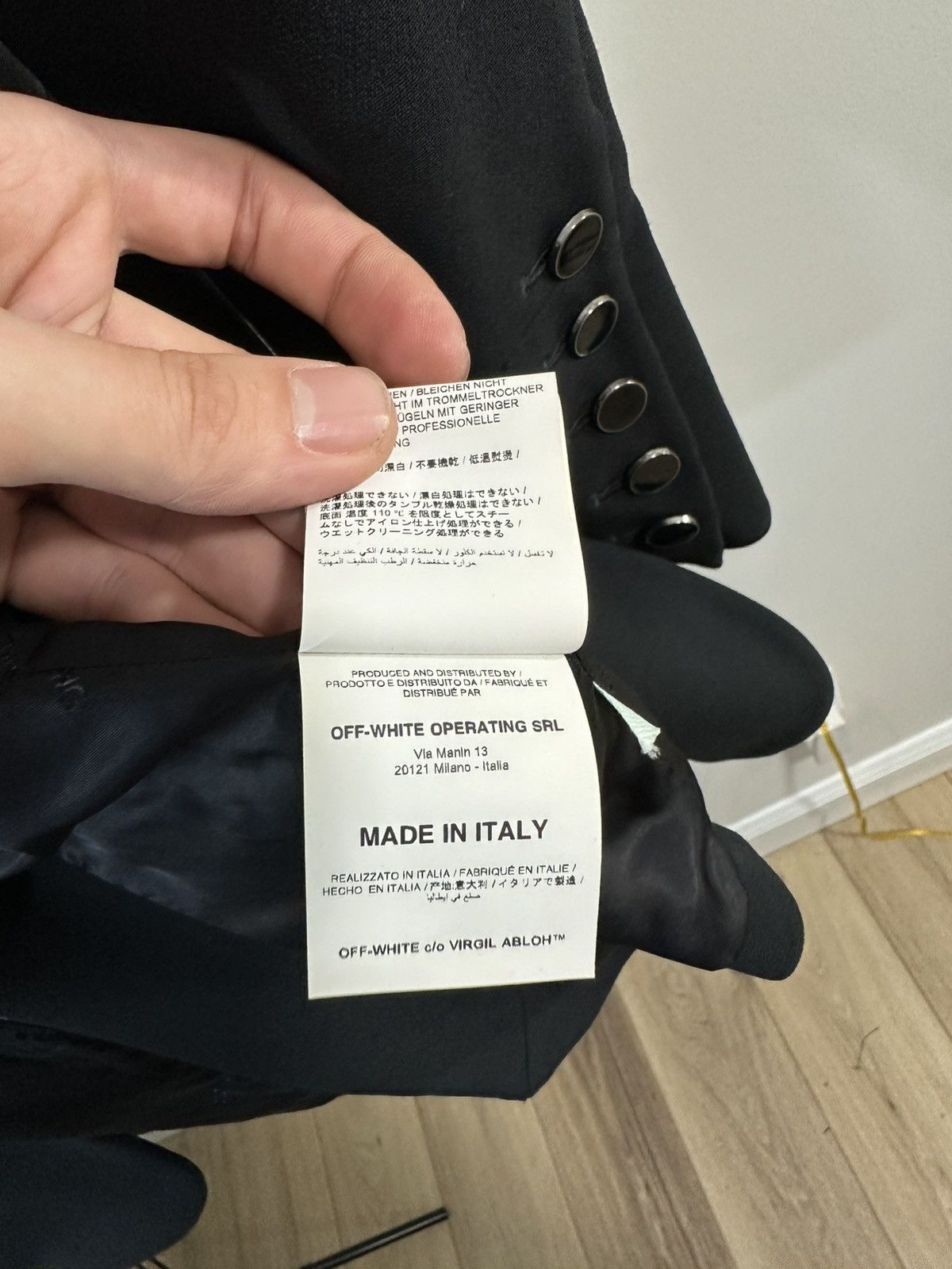 Off-White OFF WHITE PAINTERS BLAZER Size XS / US 0-2 / IT 36-38 - 10 Thumbnail