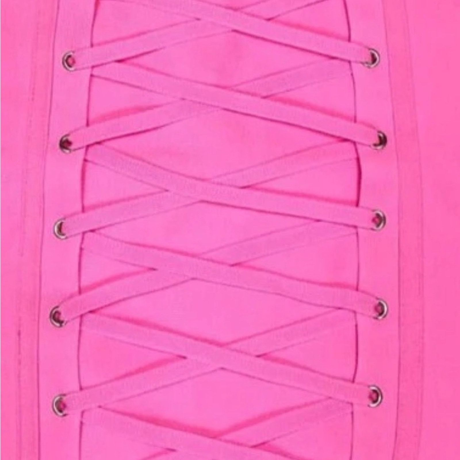 Other New Y2K Bodycon Pink Corset Style Summer Strapless Dress Size S / US 4 / IT 40 - 7 Thumbnail