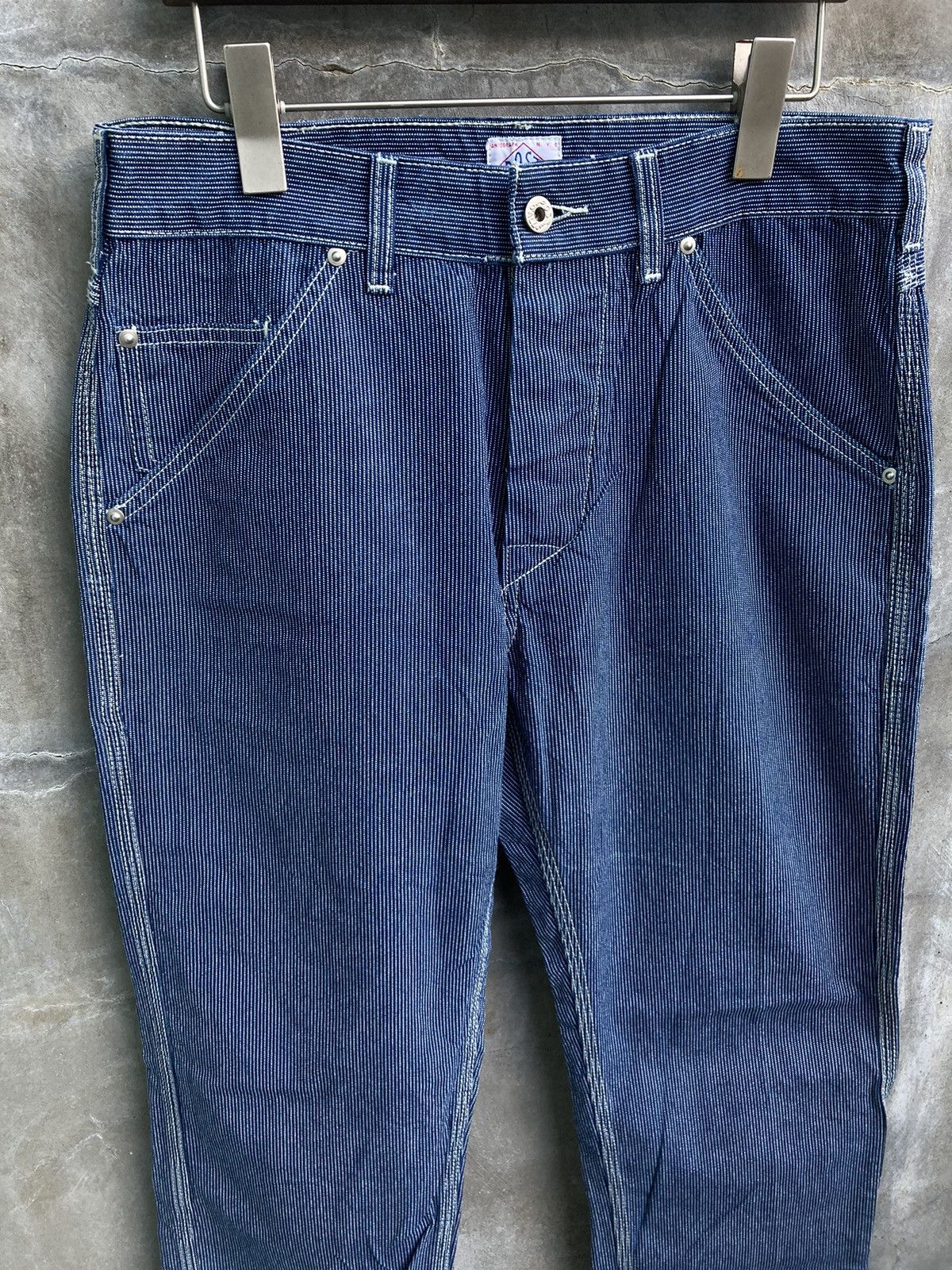 Other Post Overalls Pinstriped Pants Size US 30 / EU 46 - 3 Thumbnail