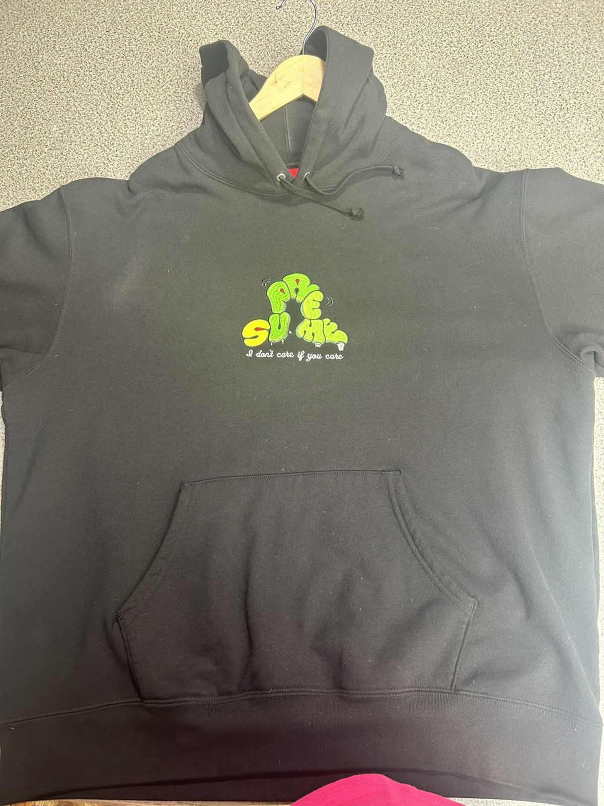 Supreme Supreme Hoodie I Don’t Care If You Care Size US XL / EU 56 / 4 - 1 Thumbnail