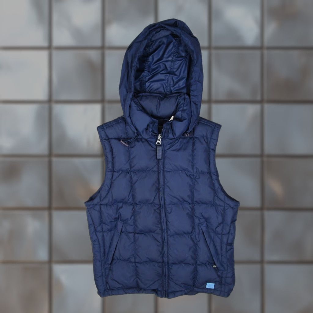 Abercrombie & Fitch VINTAGE Abercrombie & Fitch Down Vest Women Small Blue Full Zip Hooded 90s Retro Size S / US 4 / IT 40 - 1 Thumbnail