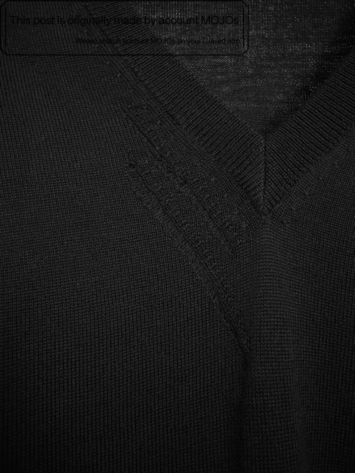 Dior Sz XS Dior Homme 05AW V-neck Distressed Sweater mojos2121 Size US XS / EU 42 / 0 - 3 Thumbnail