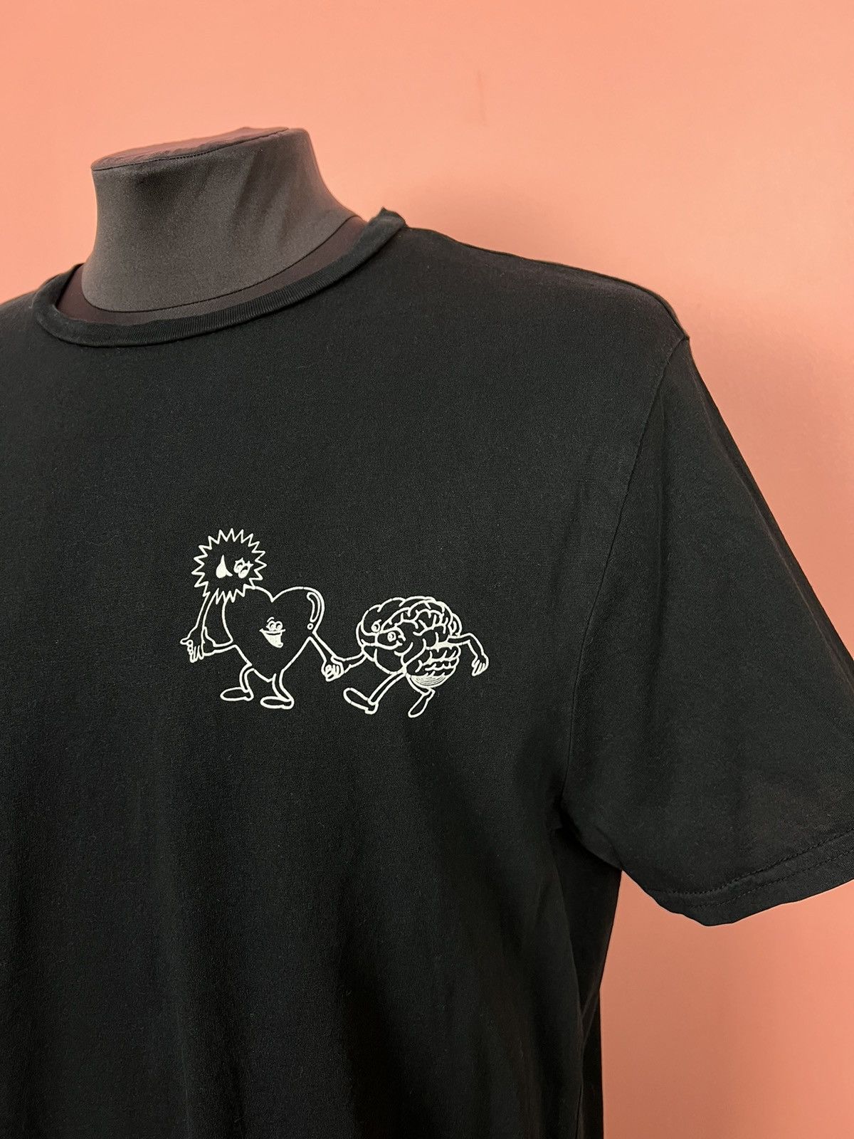 Allsaints Allsaints tee shirt printed heart + brain printed oversized Size US M / EU 48-50 / 2 - 2 Thumbnail