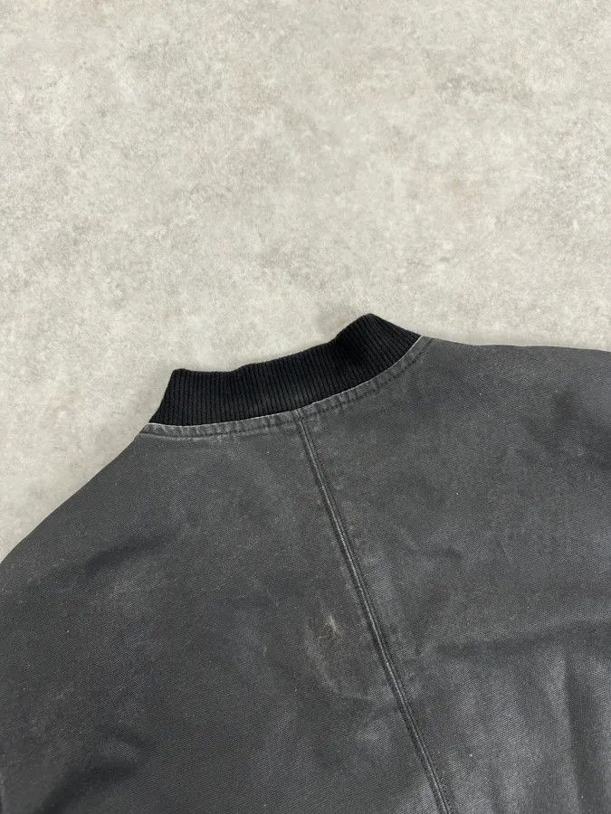 Diesel Diesel Dark Grey Waxed Bomber Jacket Size US L / EU 52-54 / 3 - 8 Thumbnail