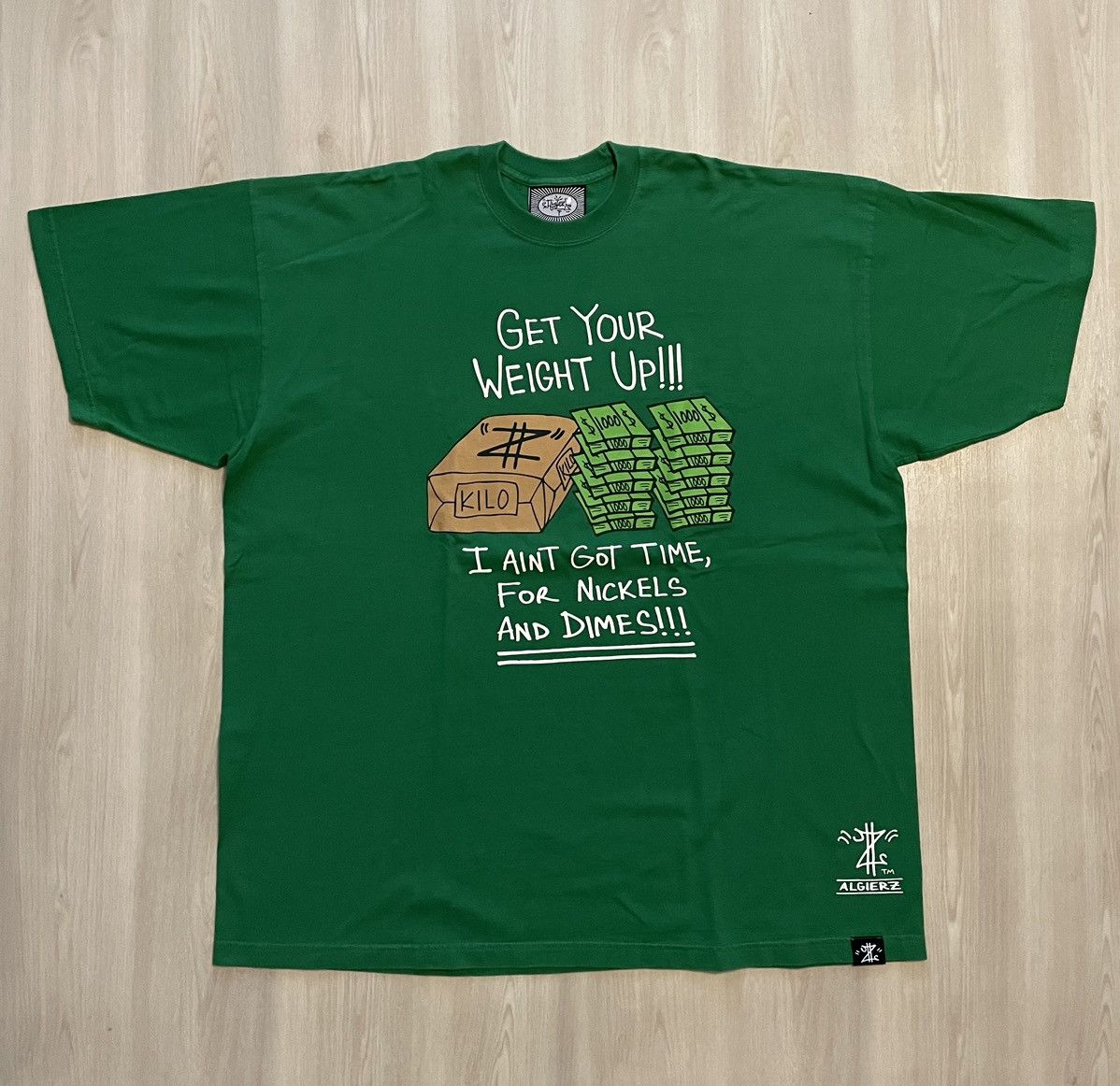 Rap Tees × Vintage Vintage I Ain’t Got Time, For Nickels And Dimes! 4XL Size US XXL / EU 58 / 5 - 1 Thumbnail