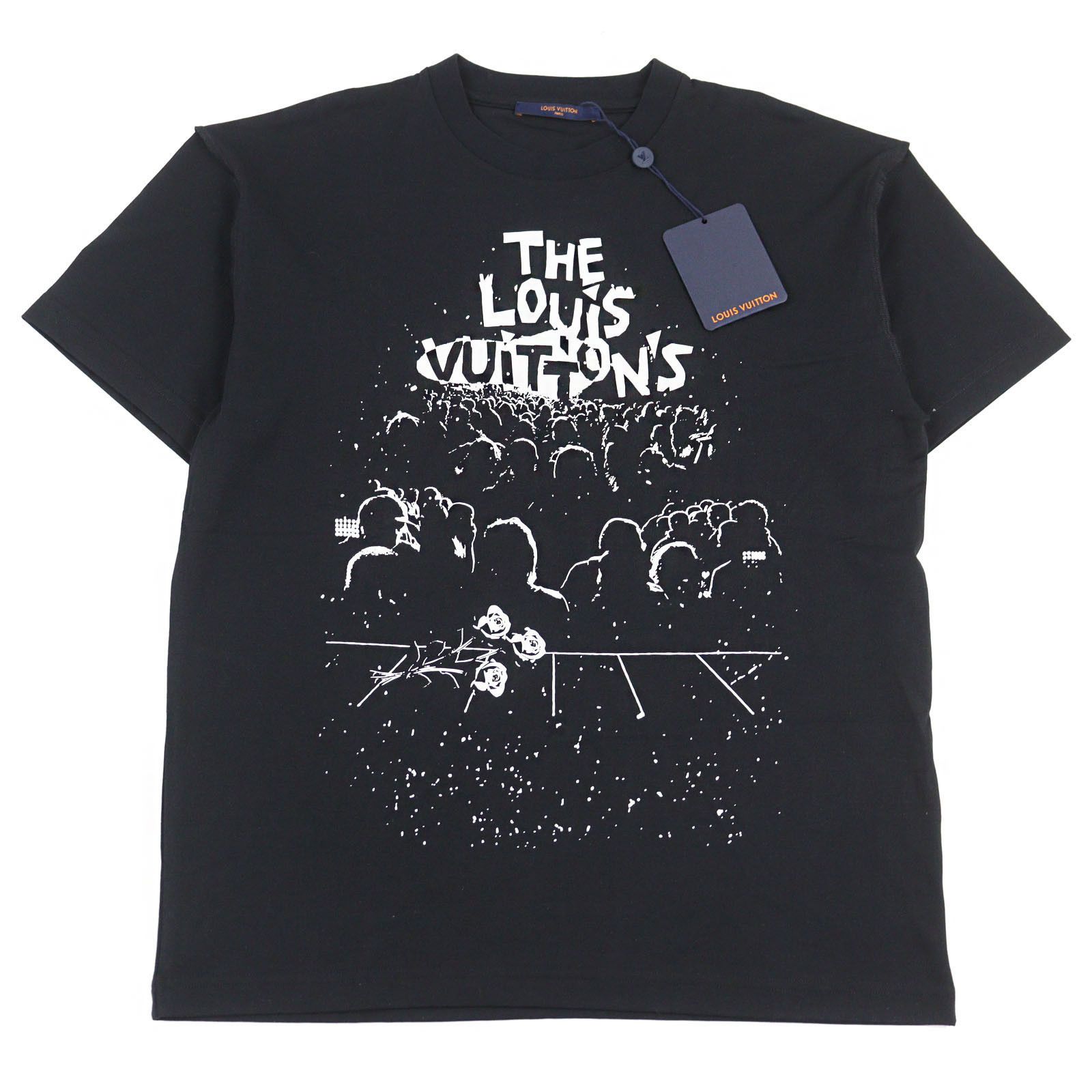 Louis Vuitton Louis Vuitton Louis Vuitton LV concert print Cotton T-shirt Cotton T-Shirts HOY10W Size ONE SIZE - 1 Thumbnail