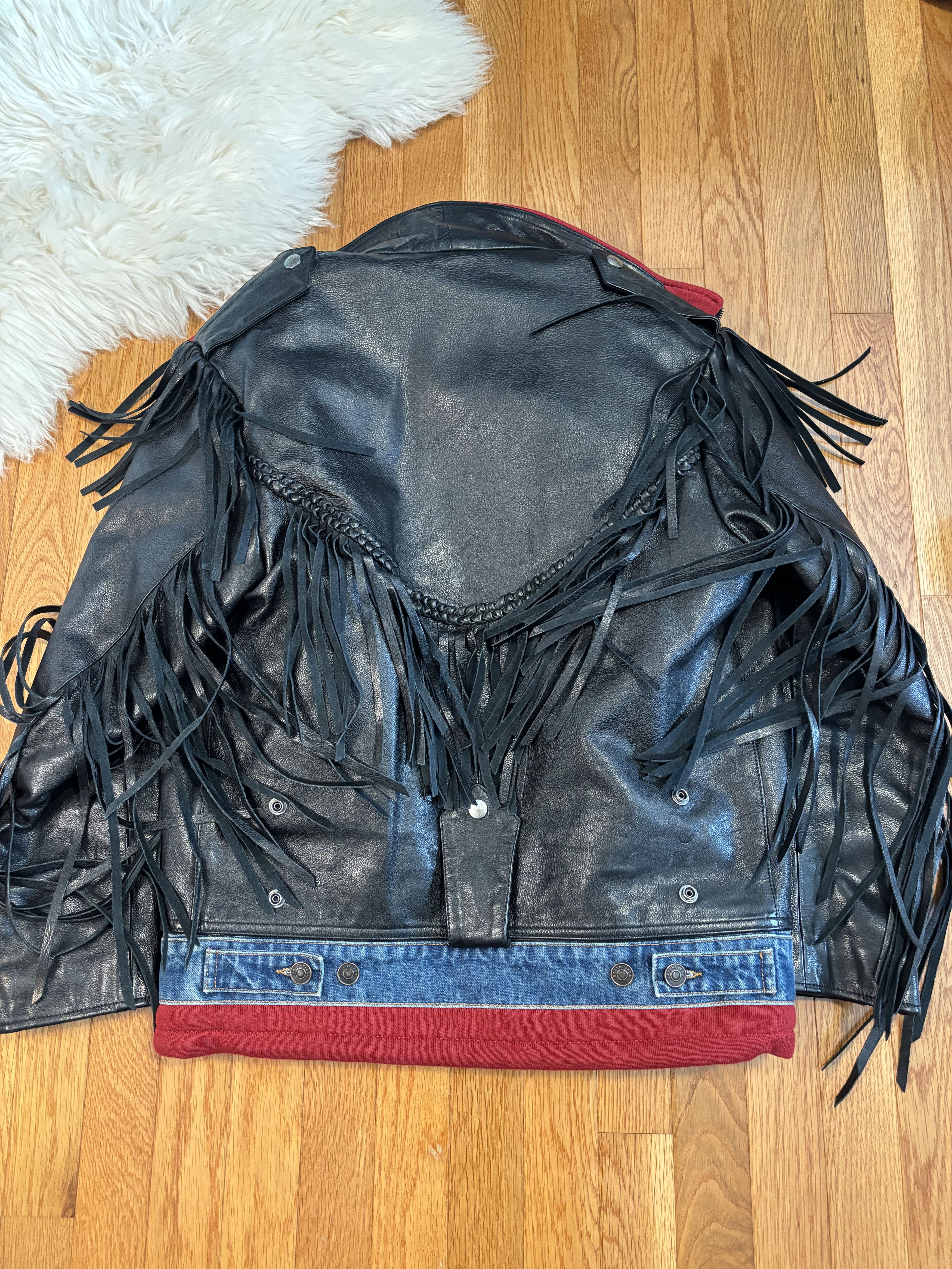 Balenciaga FW18 3 LAYER LEATHER JACKET SIZE 34 Size US M / EU 48-50 / 2 - 4 Thumbnail