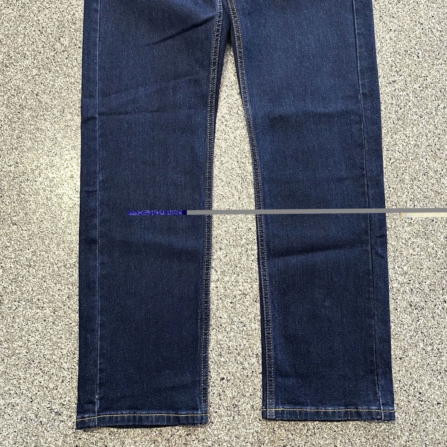 Levi's Levi's Jeans 505 Regular Straight Dark Wash 30x30 Mens Jeans Stretch Denim Blue Cotton Polyester Spandex 5-Pocket Mens Size US 30 / EU 46 - 3 Thumbnail