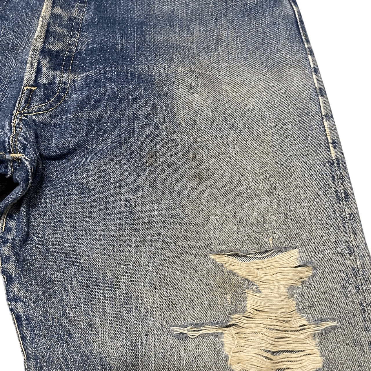 Levi's Vintage 60s Levis 501 Big E Denim Button No 2 Size US 32 / EU 48 - 8 Thumbnail