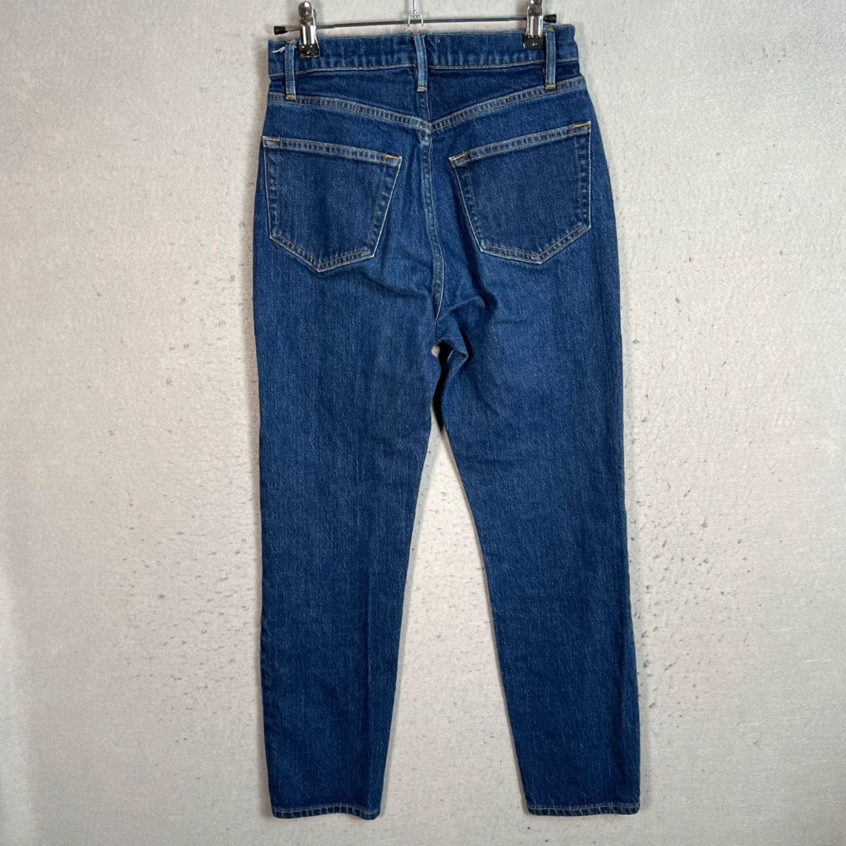 Frame VINTAGE FRAME High-Rise Skinny Jeans Womens Size 25 Dark Blue Denim Size 42" / US 20 - 2 Thumbnail