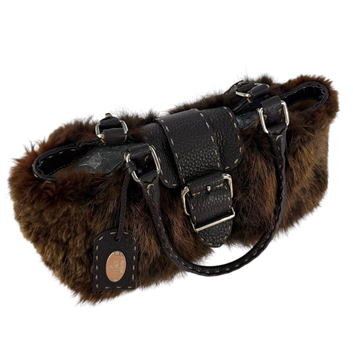 Fendi Fendi Selleria Fur Shoulder Bag Size ONE SIZE - 6 Thumbnail