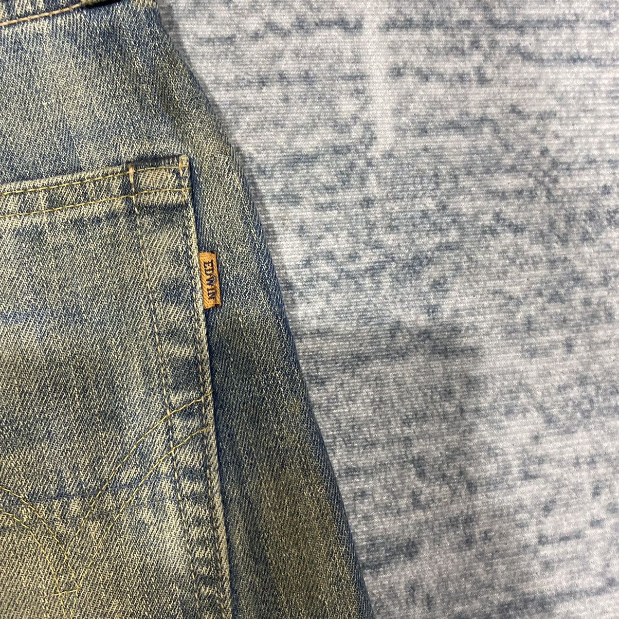 Edwin × Vintage Selvedge☠️ Edwin 505x Mudwash Jeans Dirty 90s 80s Distressed Size US 32 / EU 48 - 15 Thumbnail